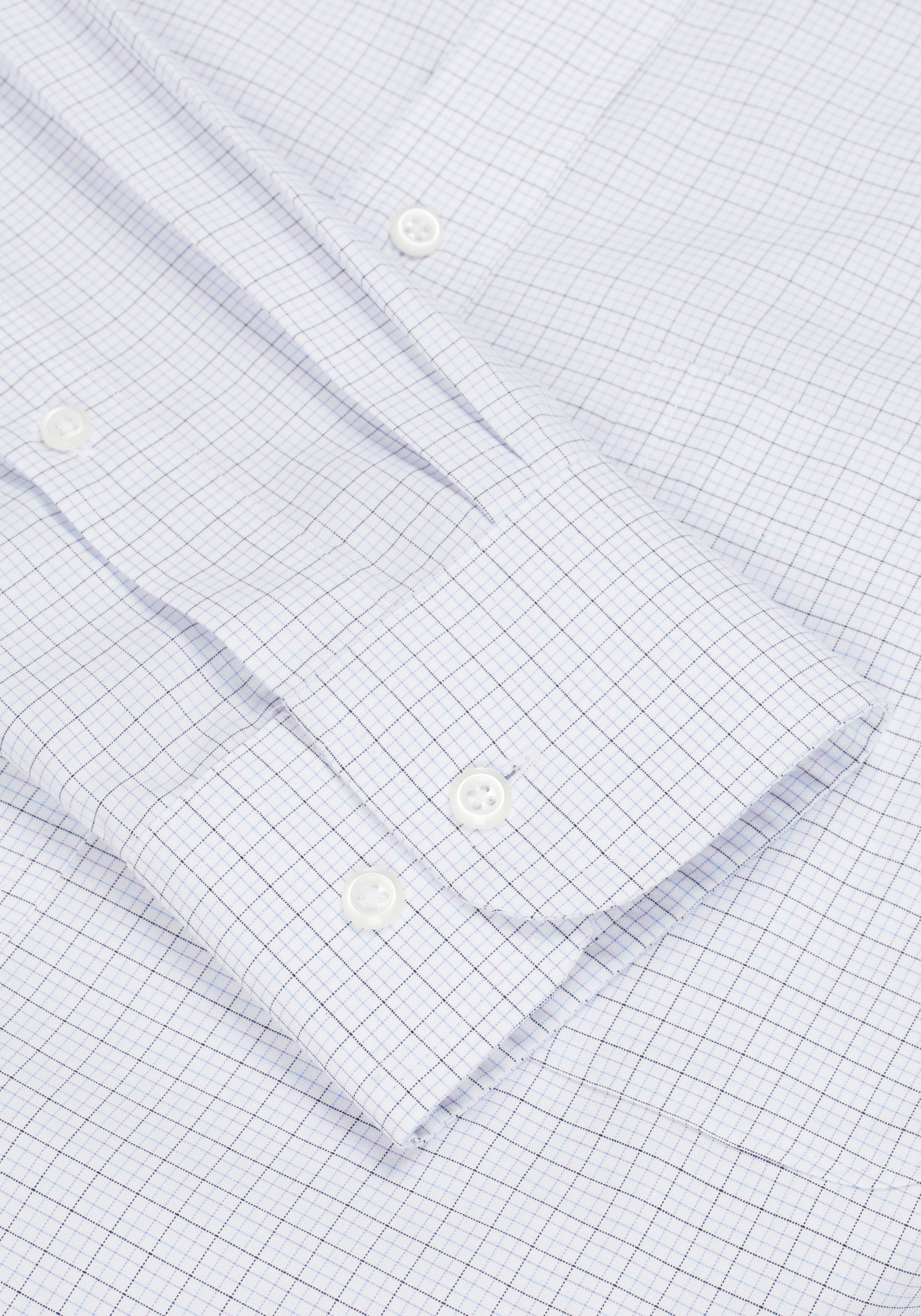 Traveler® Collection Slim Fit Spread Collar Small Check Dress Shirt CLEARANCE