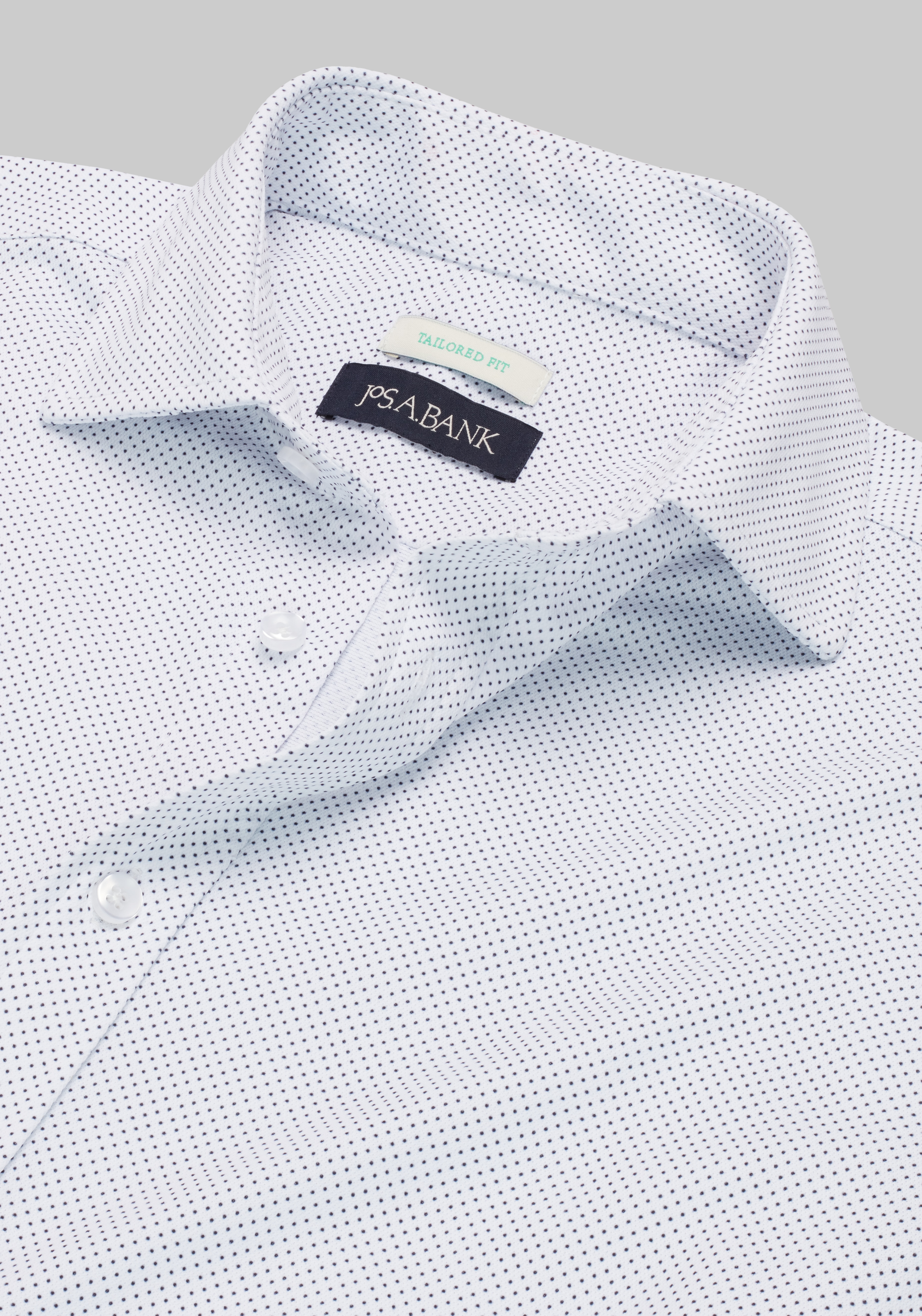 Jos. A Bank Tailored Fit Micro Dot Pique Dress Shirt