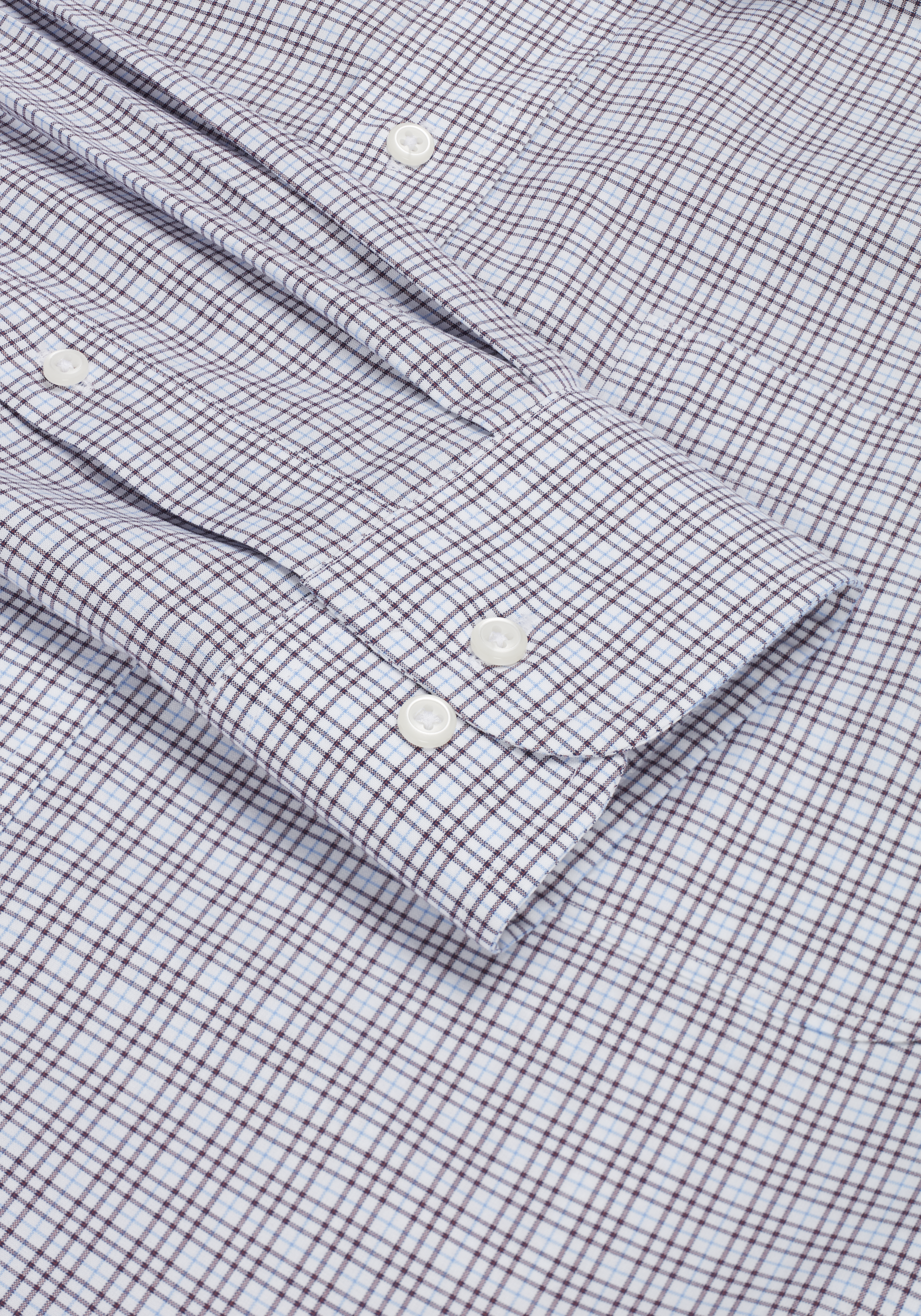 Traveler® Collection Tailored Fit Button-Down Collar Check Dress Shirt CLEARANCE