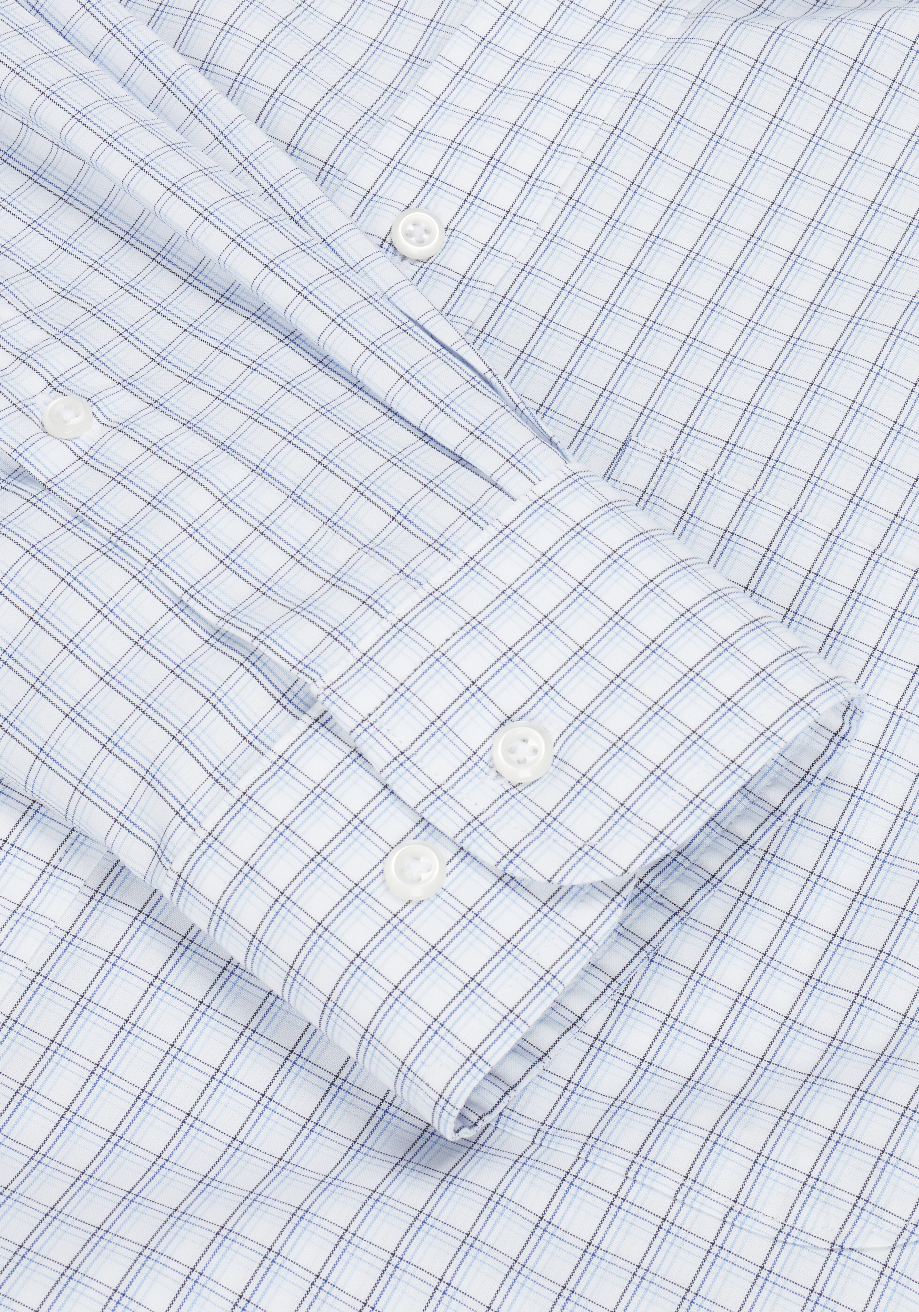 Traveler® Collection Tailored Fit Button-Down Collar Gradient Check Dress Shirt