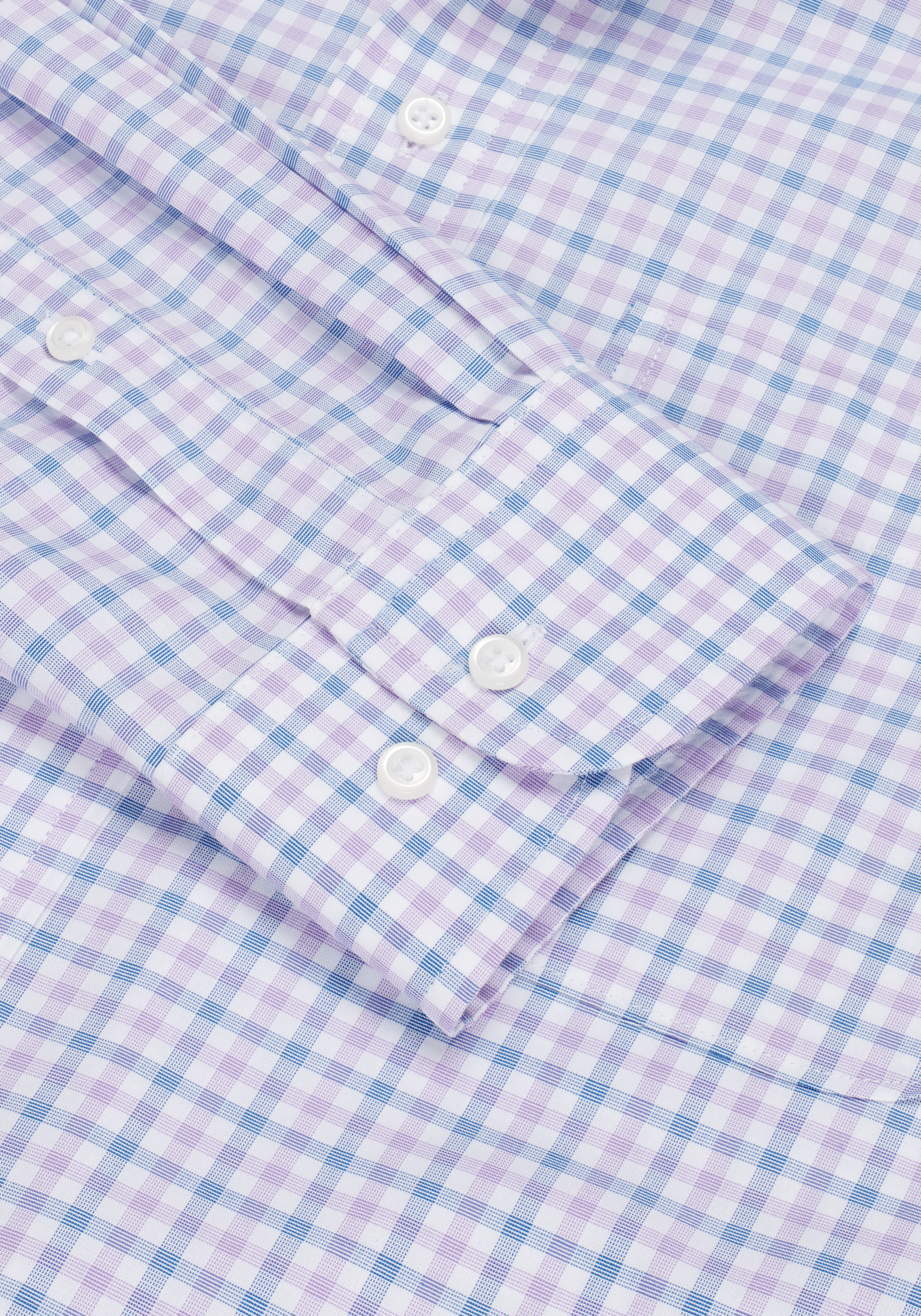 Traveler® Collection Tailored Fit Button-Down Collar Gingham Dress Shirt