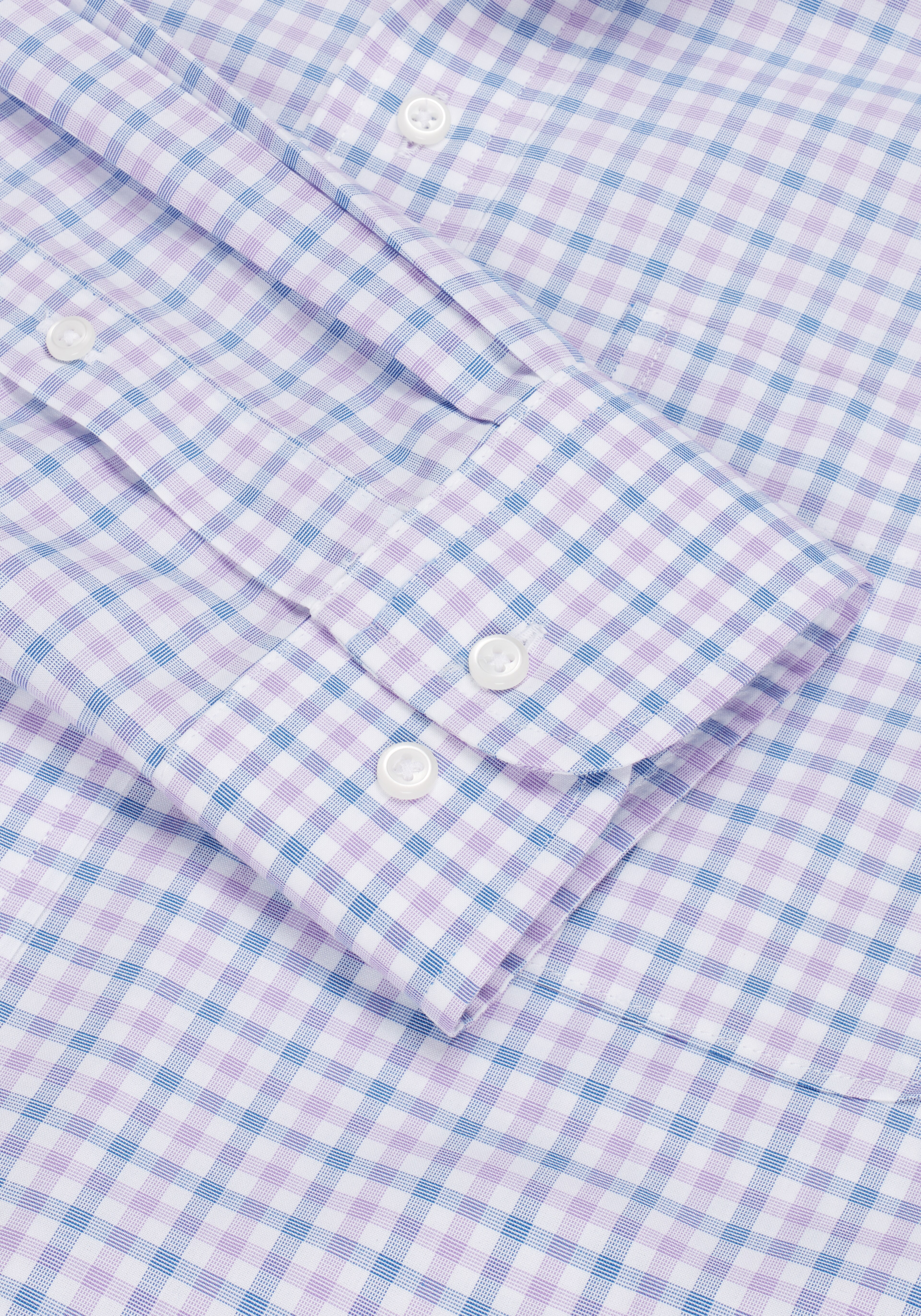 Traveler® Collection Tailored Fit Button-Down Collar Gingham Dress Shirt