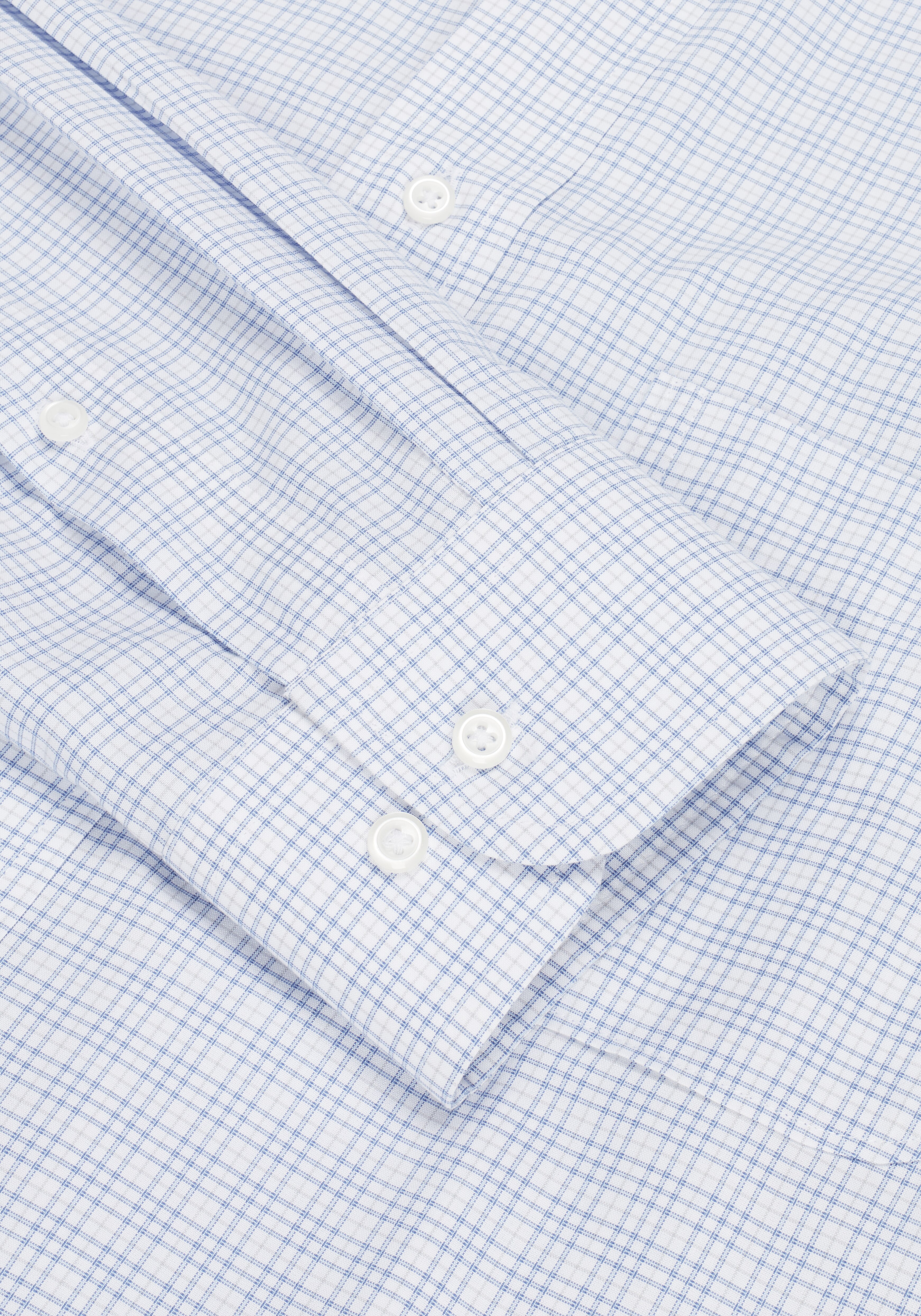 Traveler® Collection Tailored Fit Button-Down Collar Check Dress Shirt