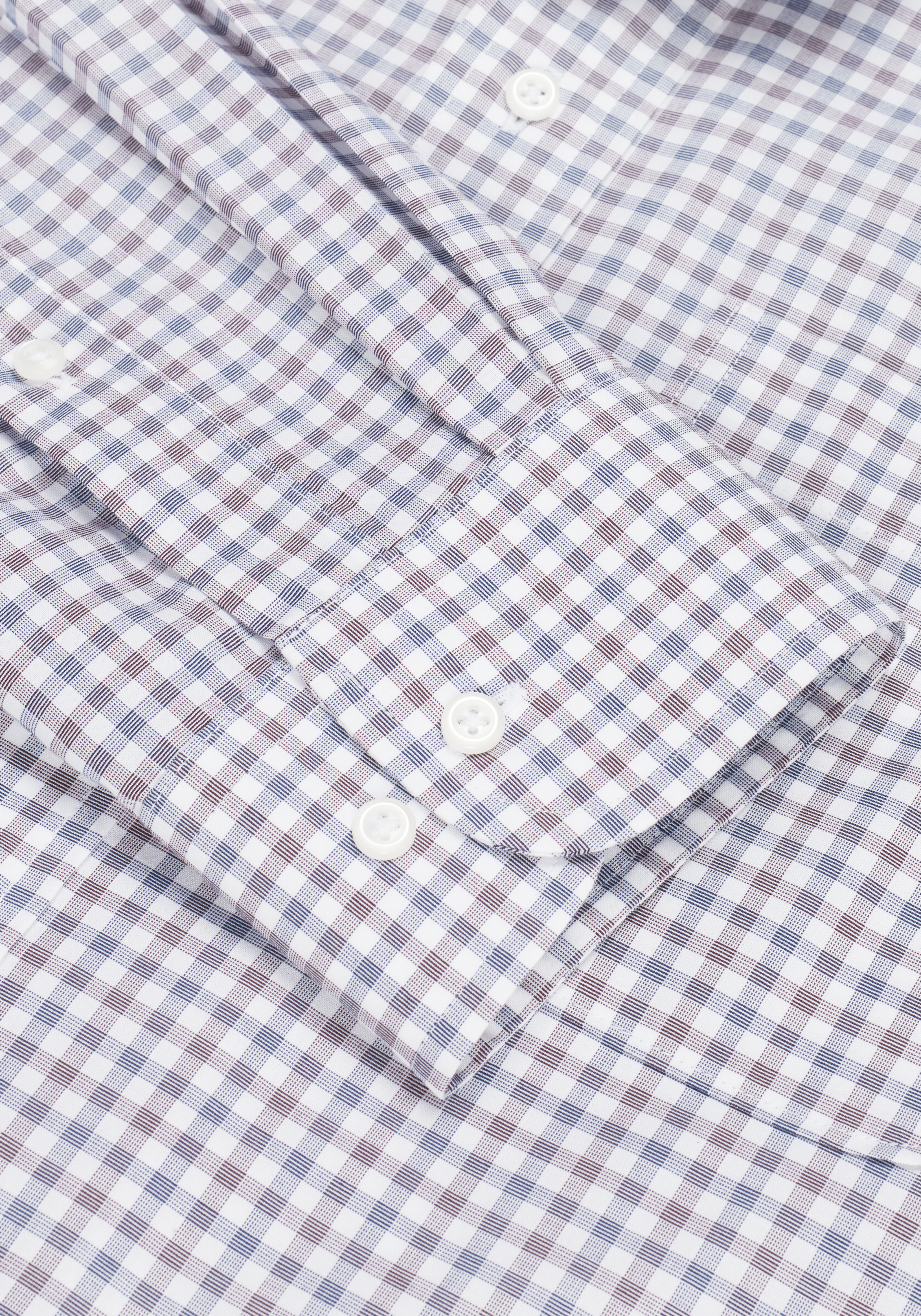 Traveler® Collection Tailored Fit Button-Down Collar Gingham Dress Shirt CLEARANCE