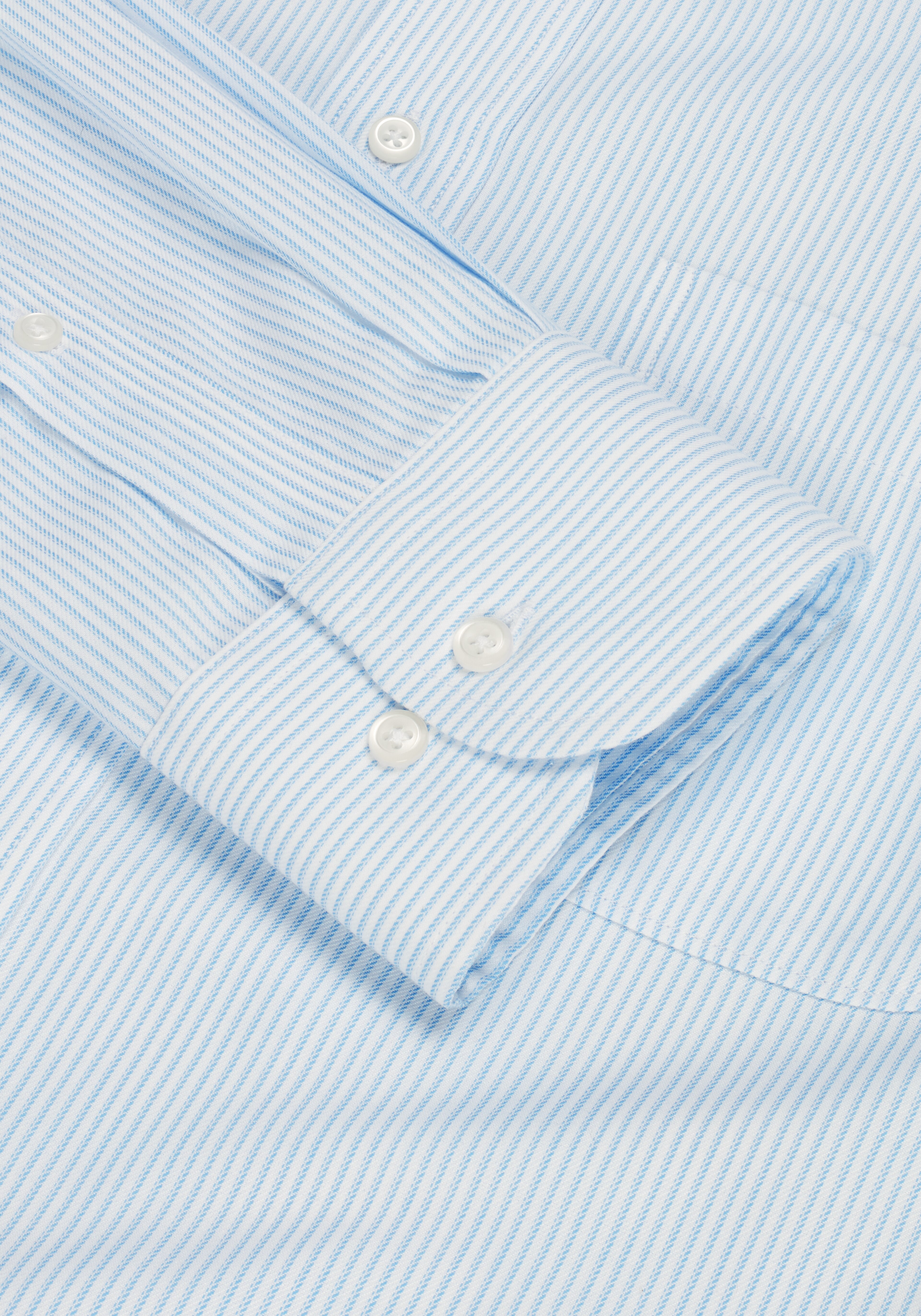 Traveler® Collection Tailored Fit Point Collar Stripe Dress Shirt