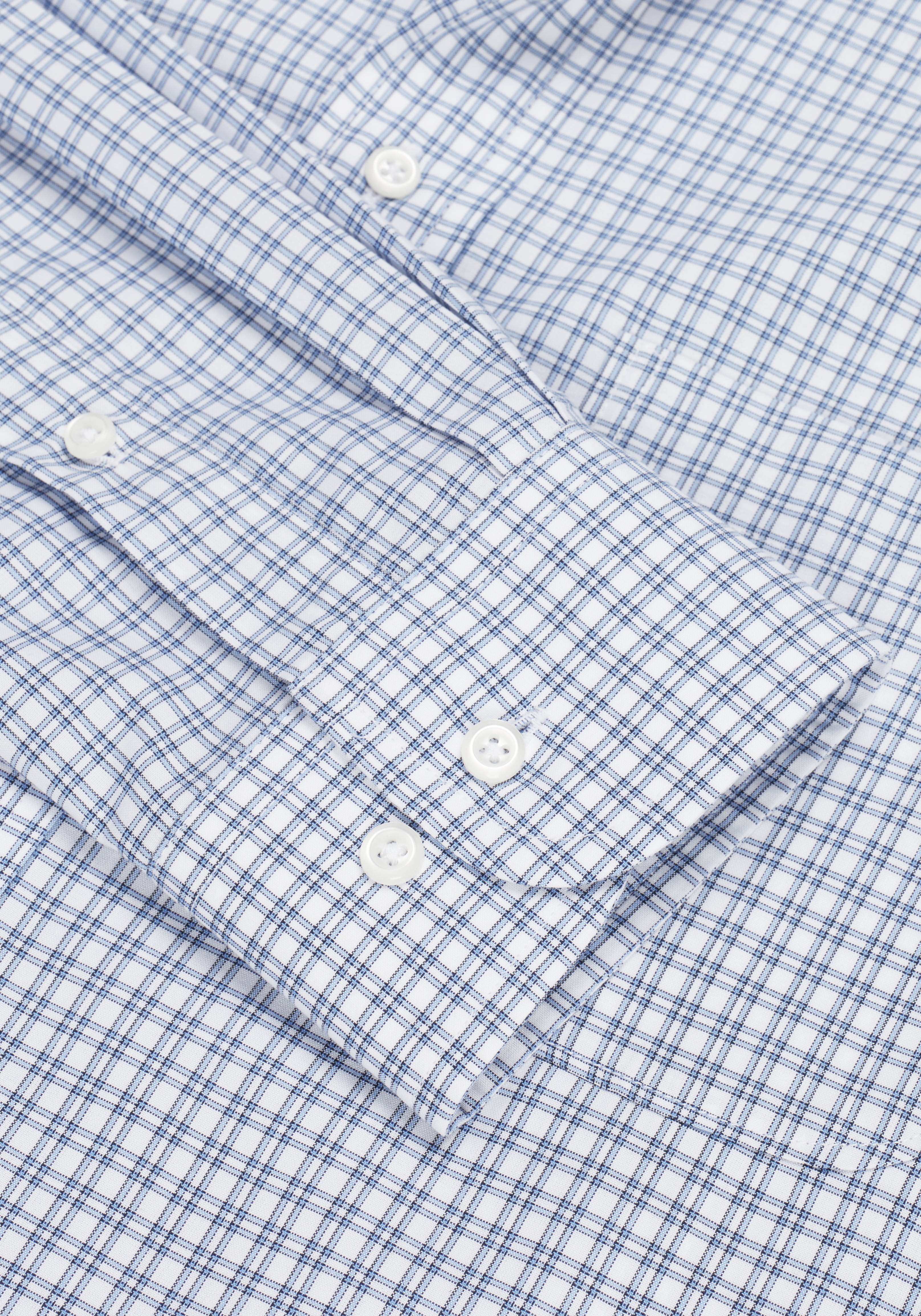 Traveler® Collection Traditional Fit Button-Down Collar Check Dress Shirt