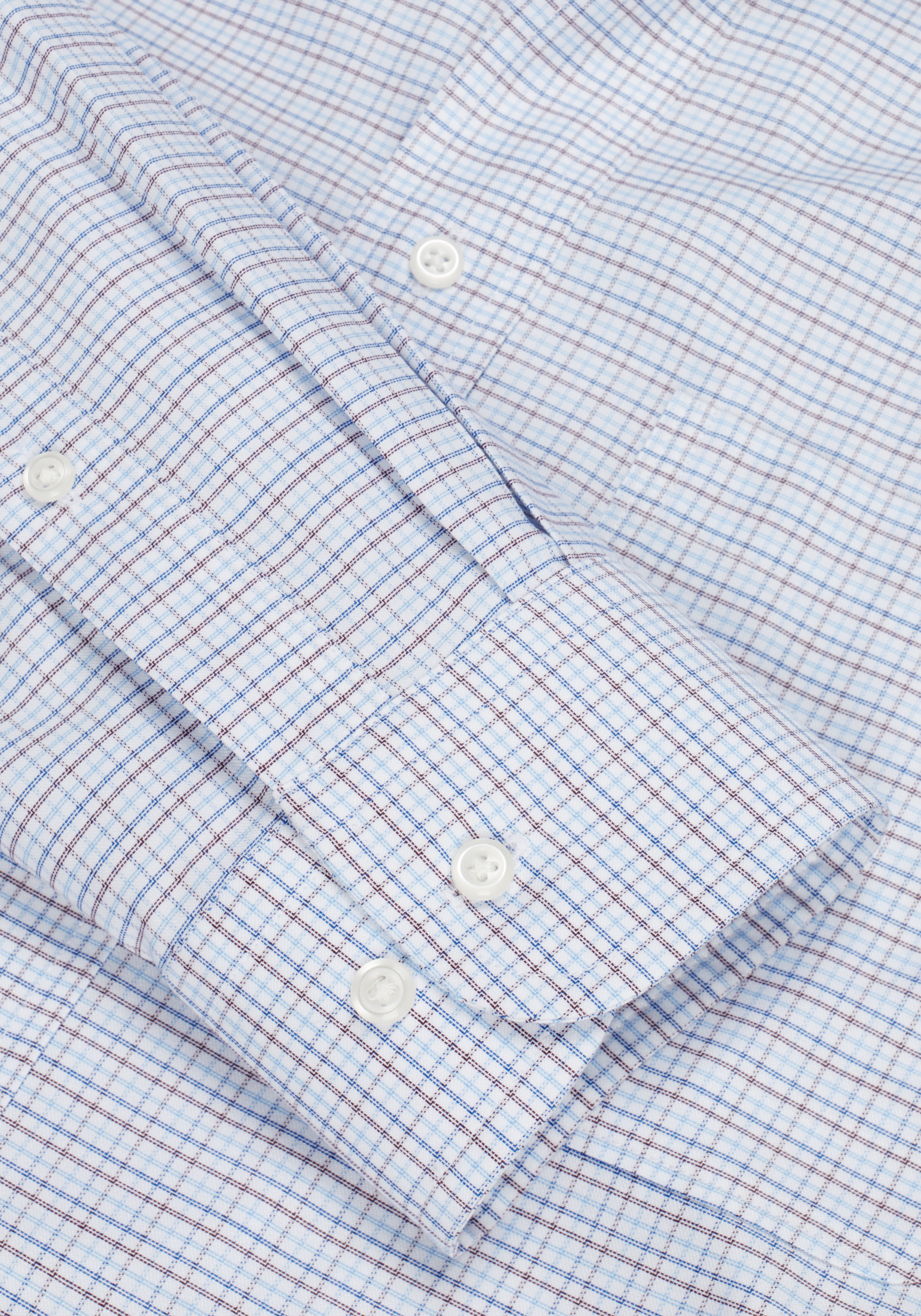 Traveler® Collection Traditional Fit Button-Down Collar Small Check Dress Shirt CLEARANCE