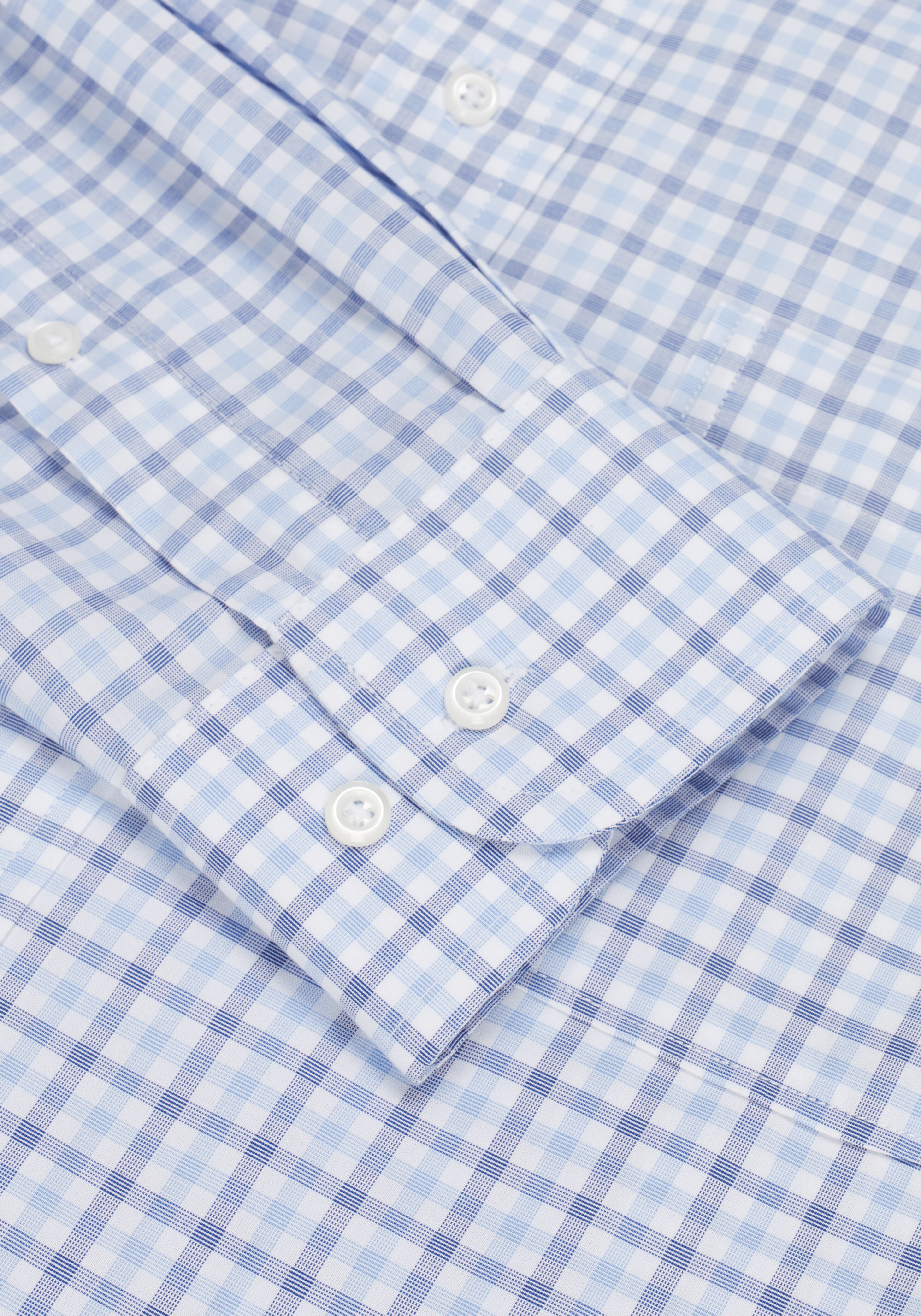 Traveler® Collection Traditional Fit Button-Down Collar Gingham Dress Shirt