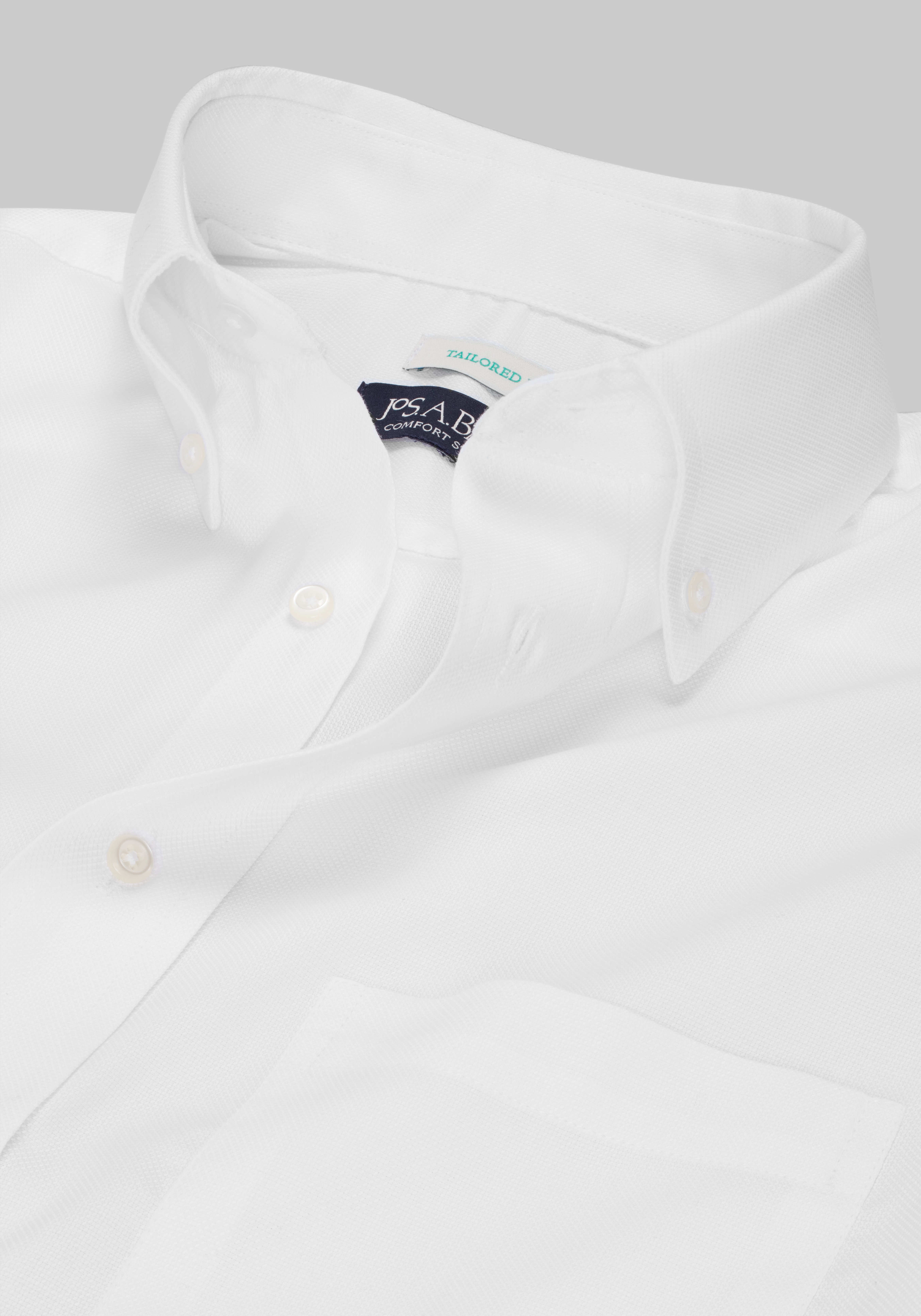 Jos. A. Bank Tailored Fit Solid Dress Shirt
