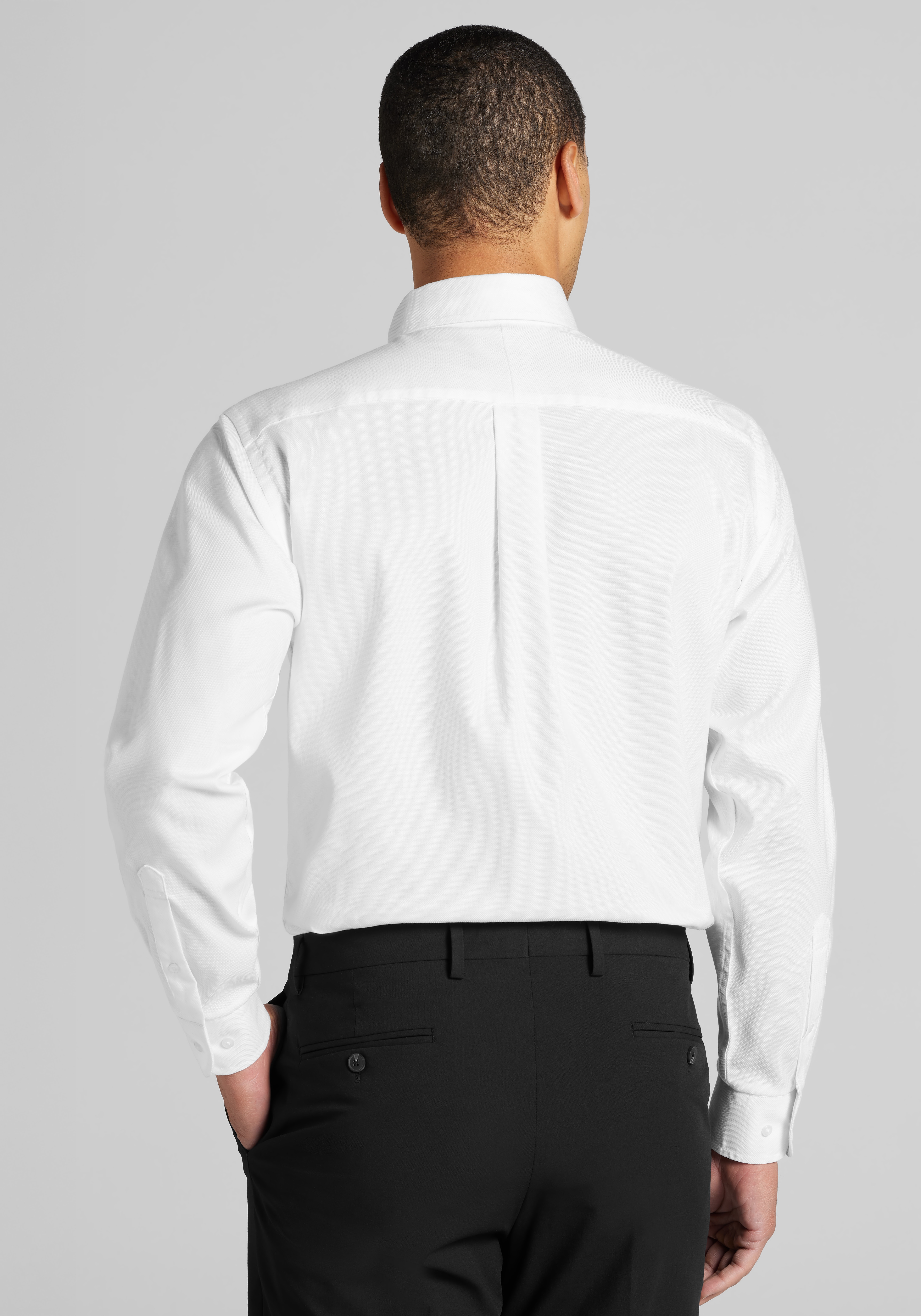 Jos. A. Bank Tailored Fit Solid Dress Shirt