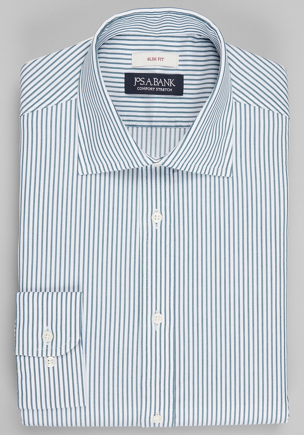 Jos. A. Bank Slim Fit Bengal Stripe Dress Shirt