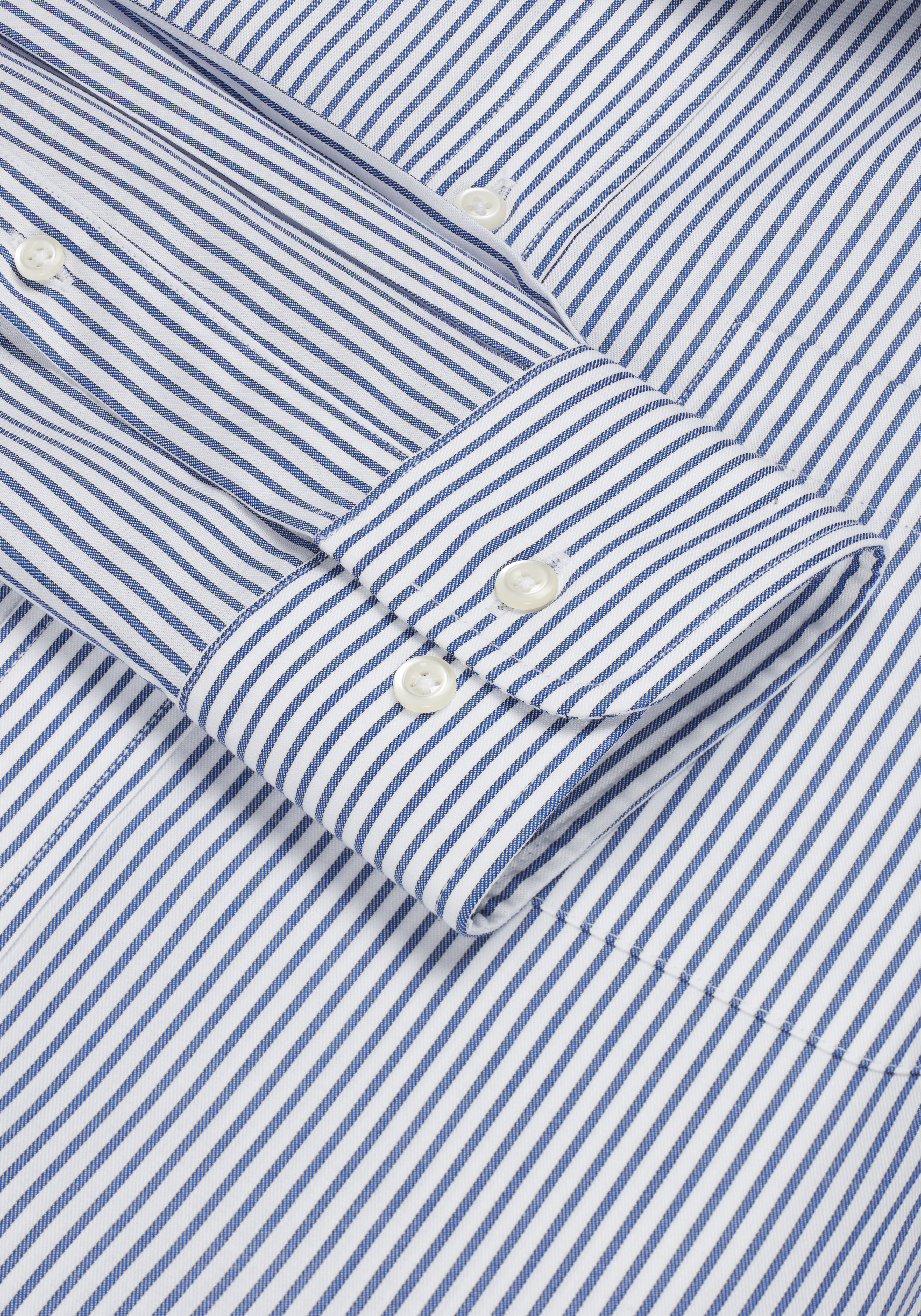 Jos. A. Bank Tailored Fit Spread Collar Bengal Stripe Dress Shirt CLEARANCE