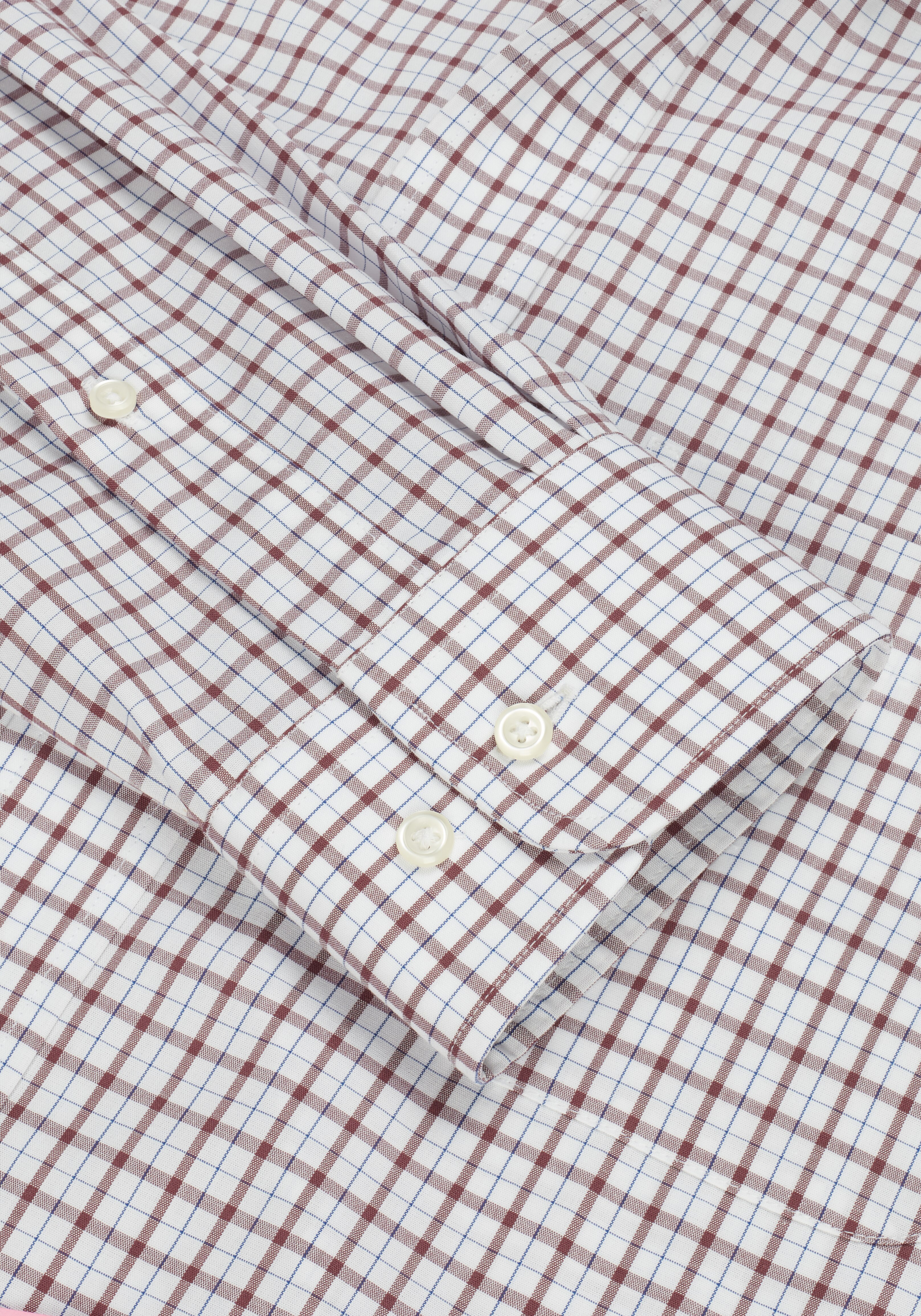 Jos. A. Bank Traditional Fit Button-Down Collar Check Dress Shirt CLEARANCE