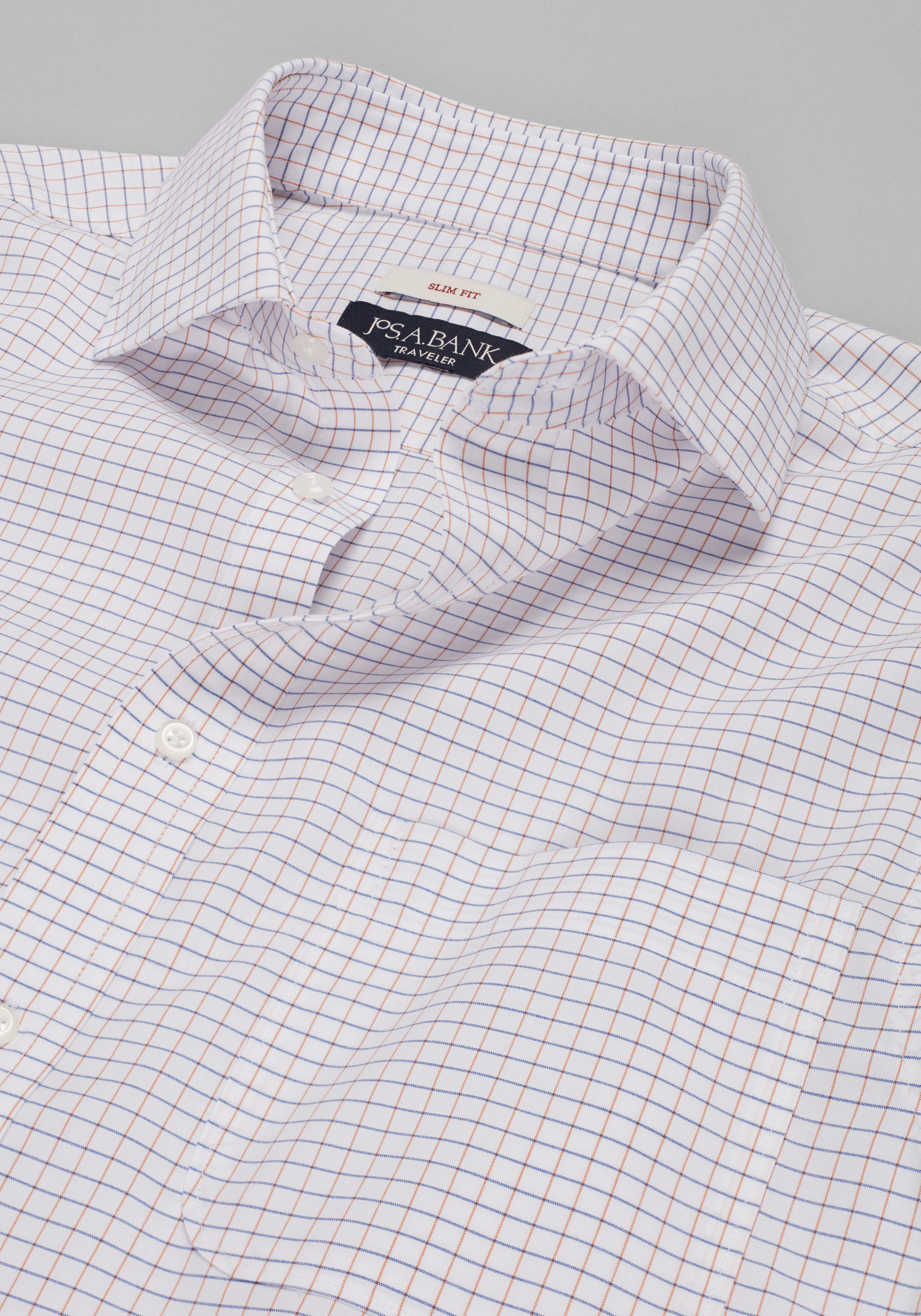 Traveler® Collection Slim Fit Spread Collar Dress Shirt CLEARANCE