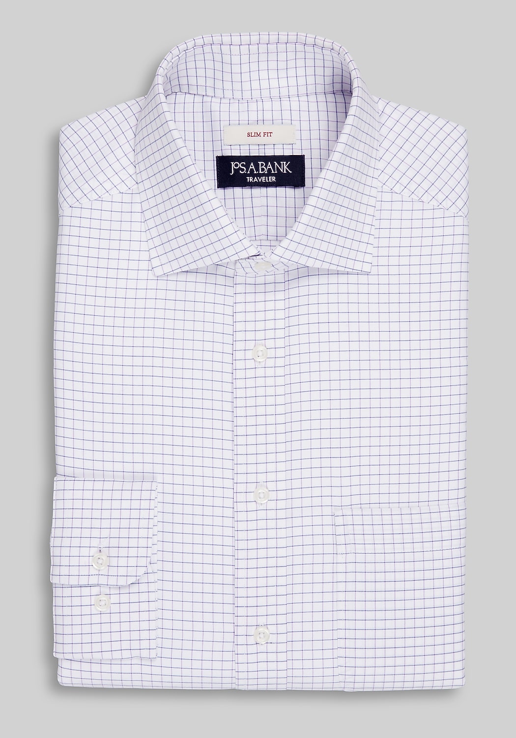 Traveler&reg; Collection Slim Fit Spread Collar Dress Shirt