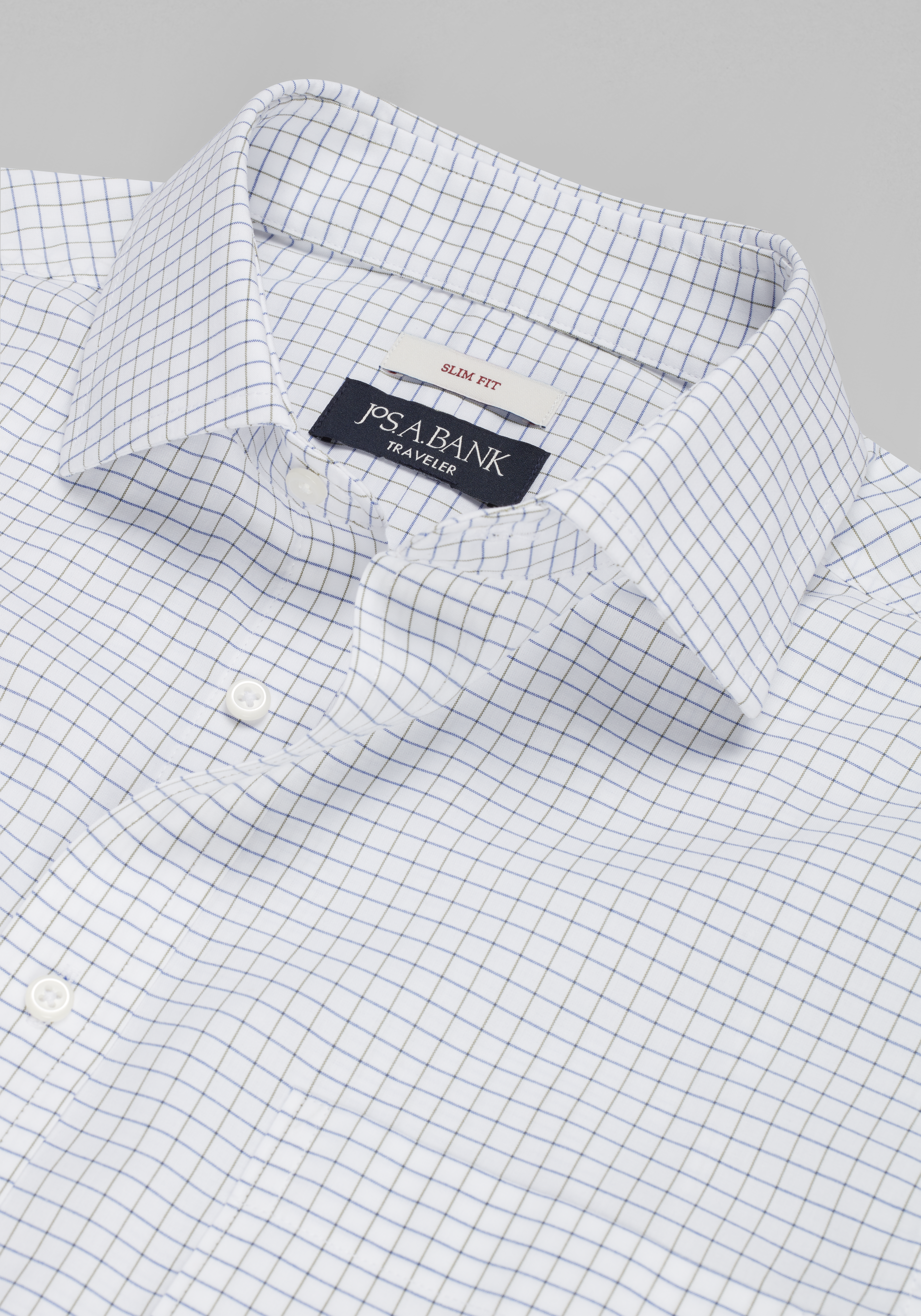 Traveler® Collection Slim Fit Spread Collar Dress Shirt