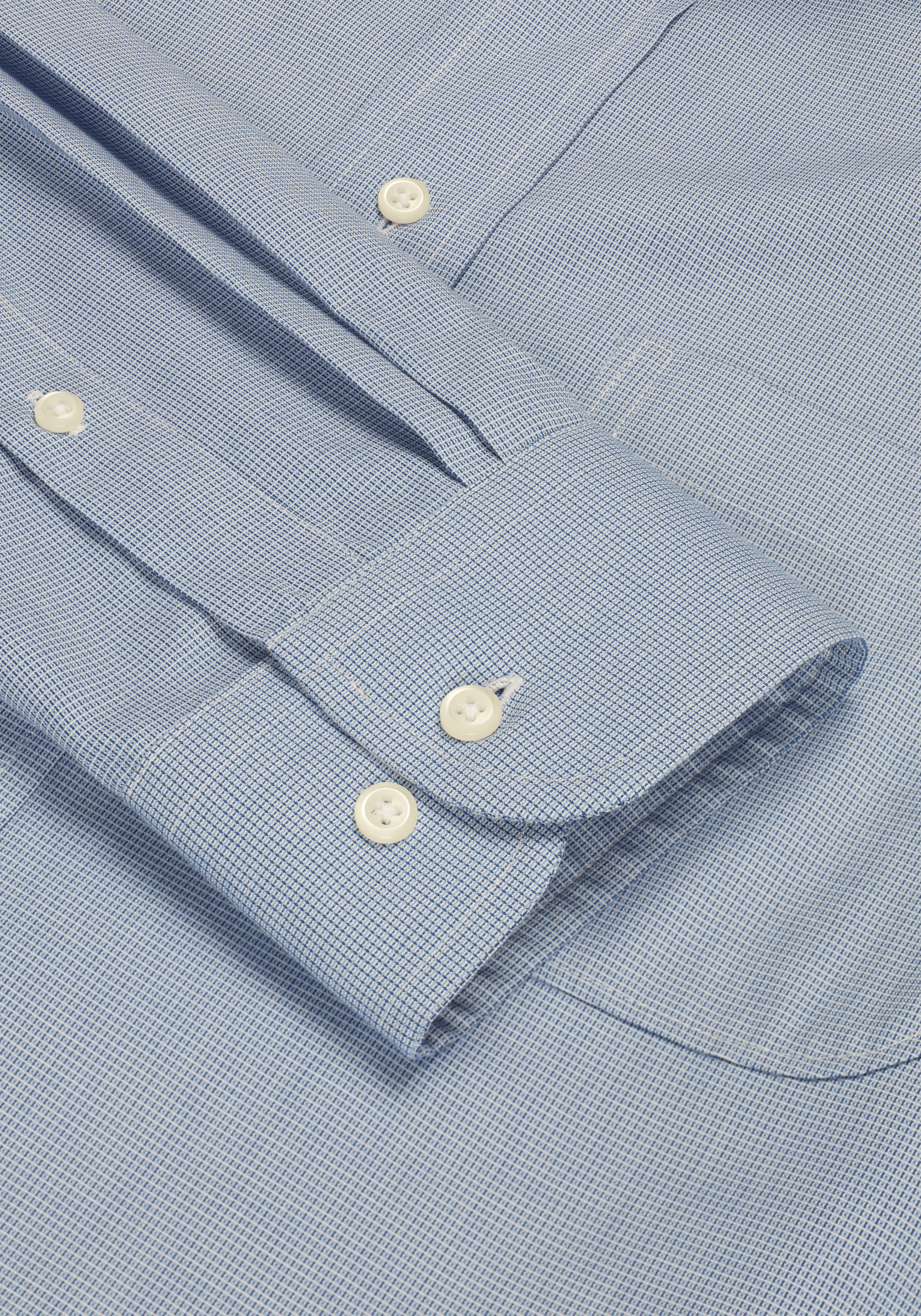 Traveler® Collection Tailored Fit Spread Collar Tattersall Dress Shirt