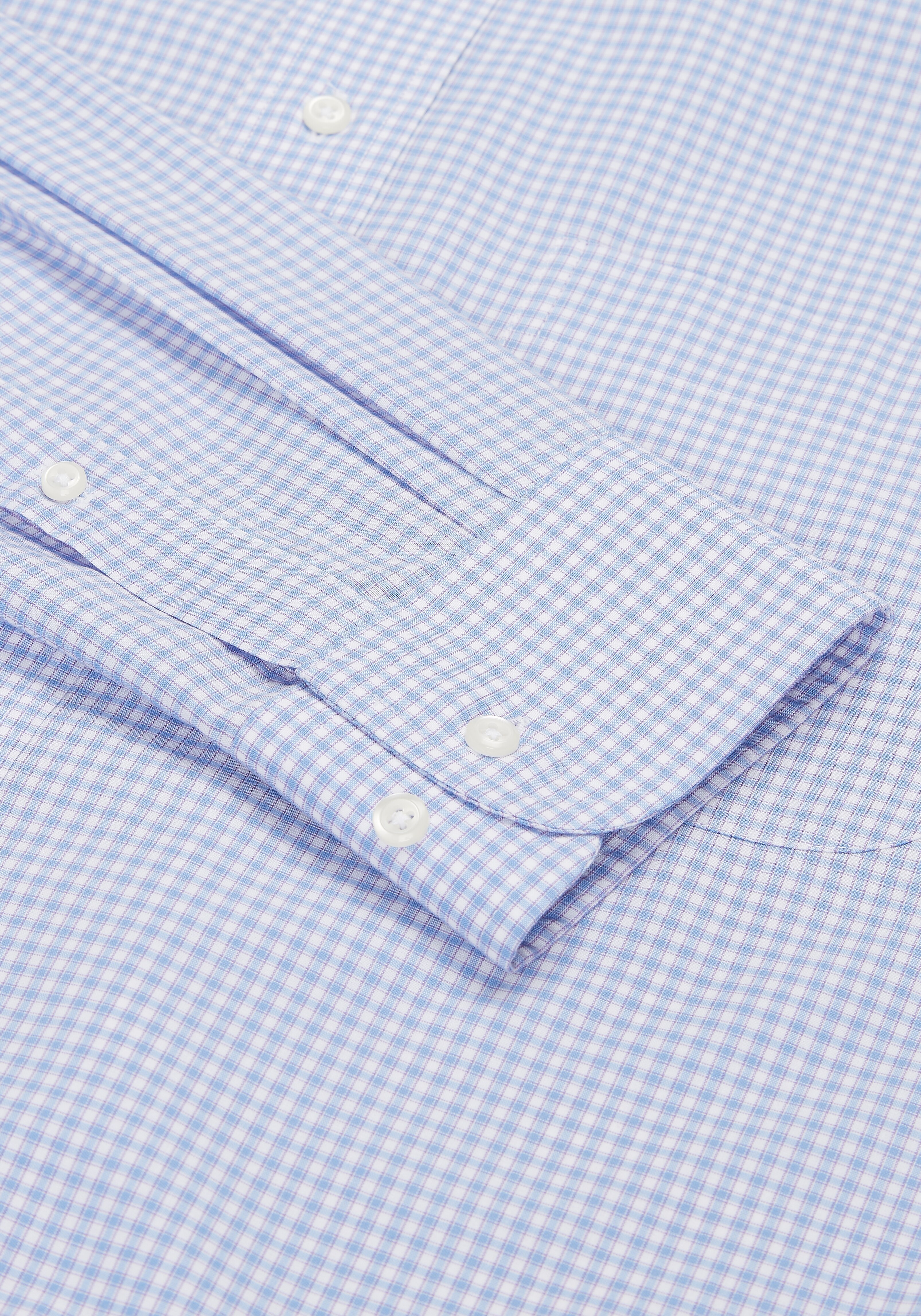 Traveler® Collection Tailored Fit Small Check Dress Shirt