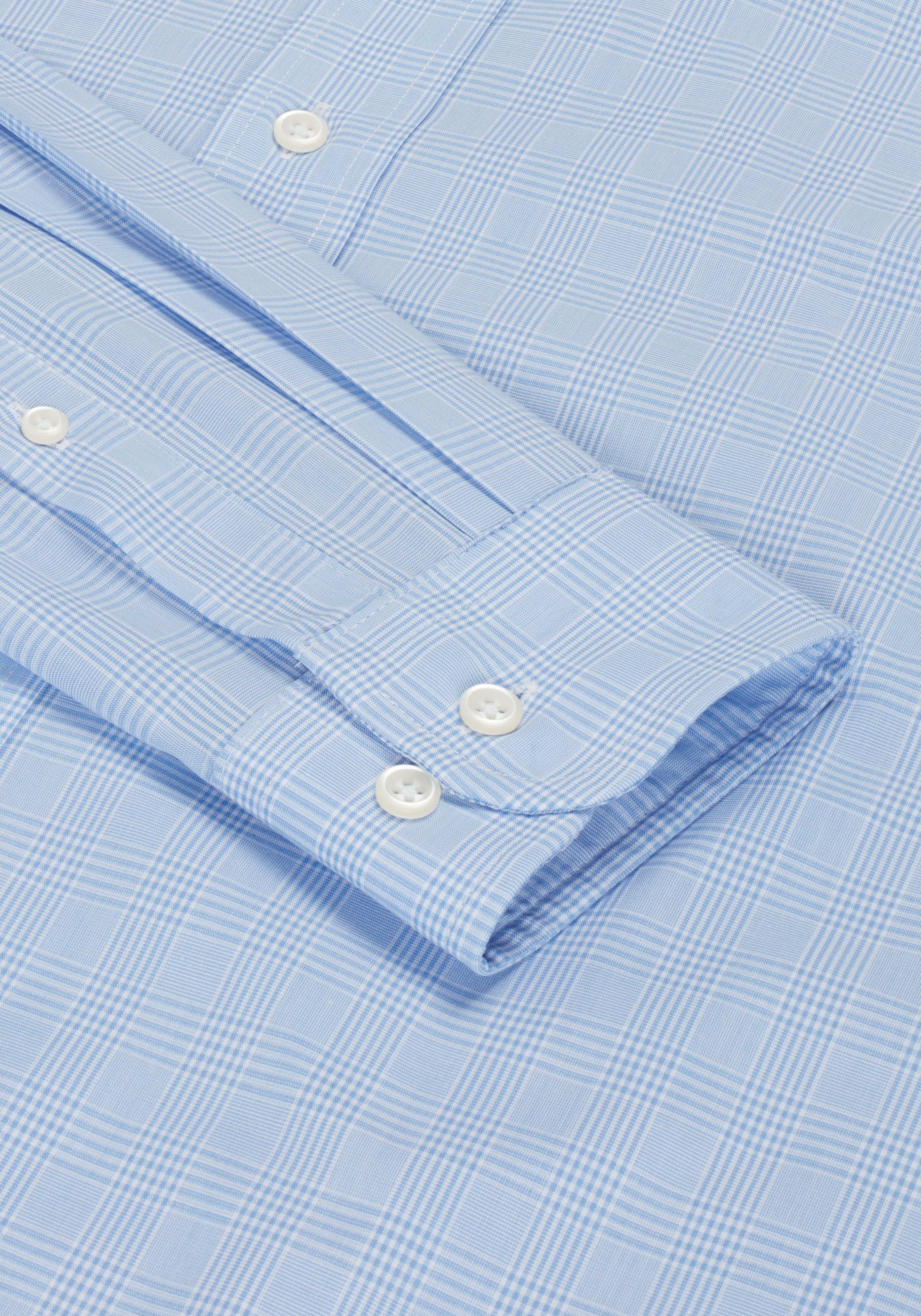 1905 Collection Traditional Fit Spread Collar Plaid Dress Shirt