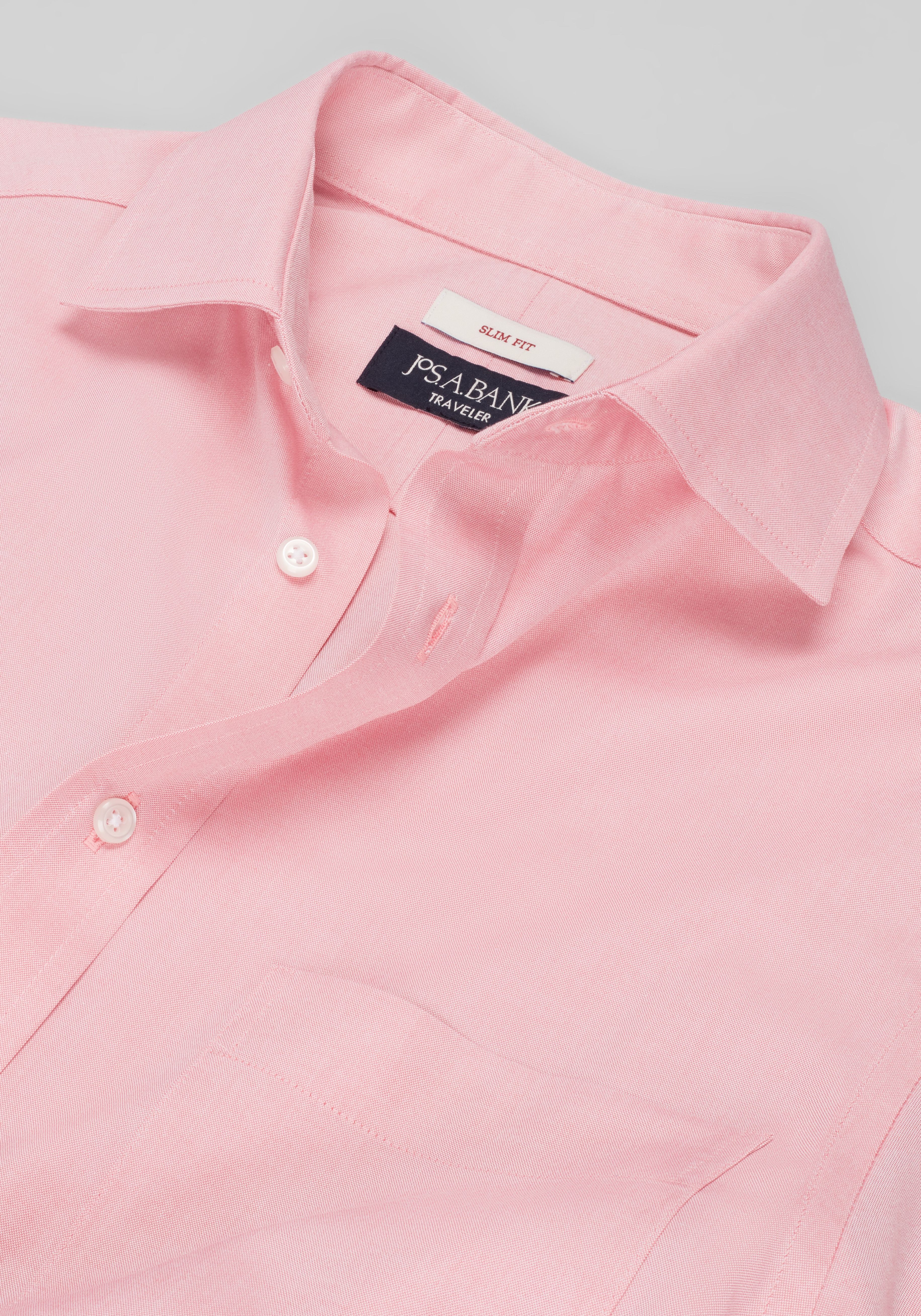 Traveler® Collection Slim Fit Spread Collar Dress Shirt