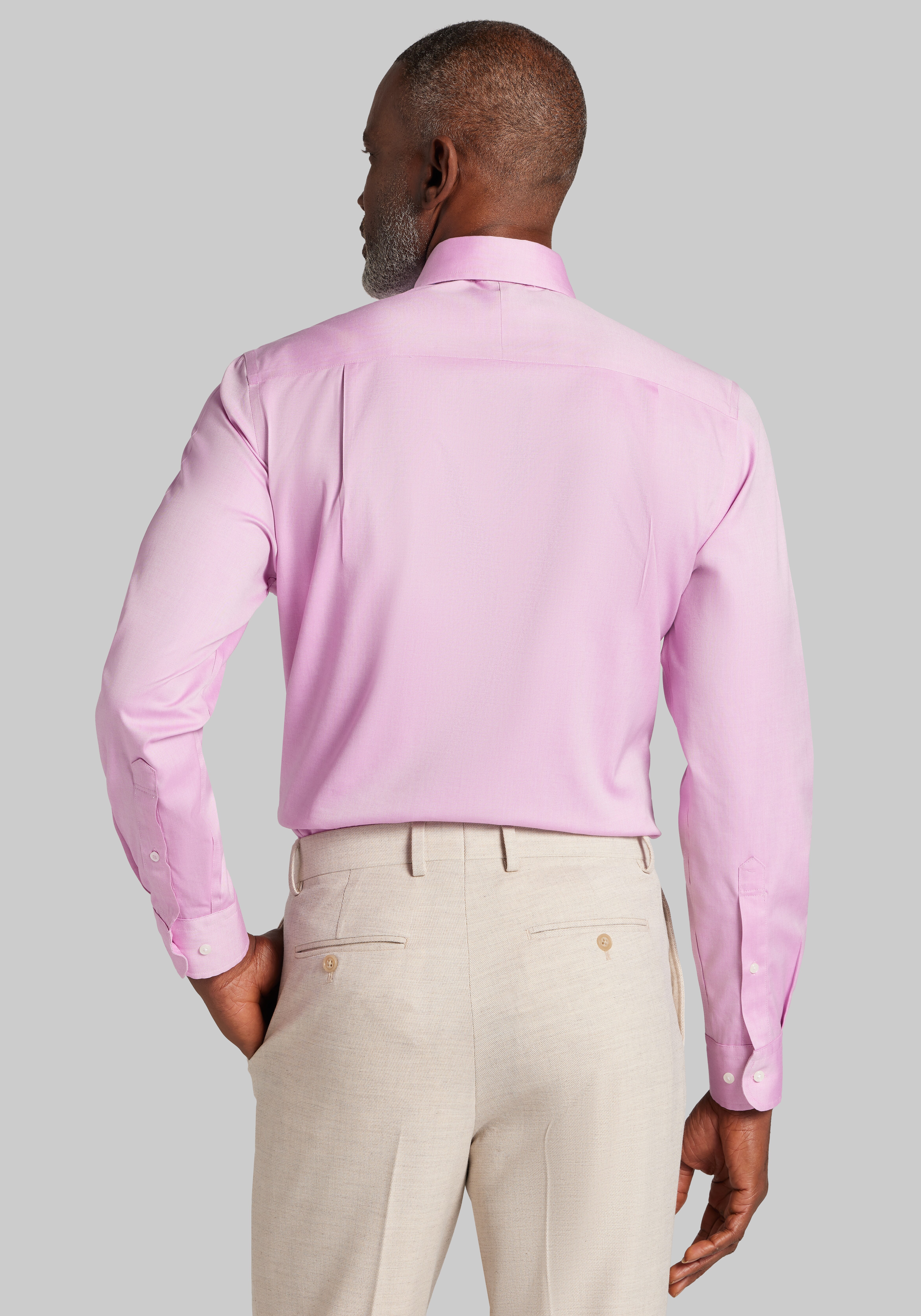 Traveler® Collection Slim Fit Spread Collar Dress Shirt