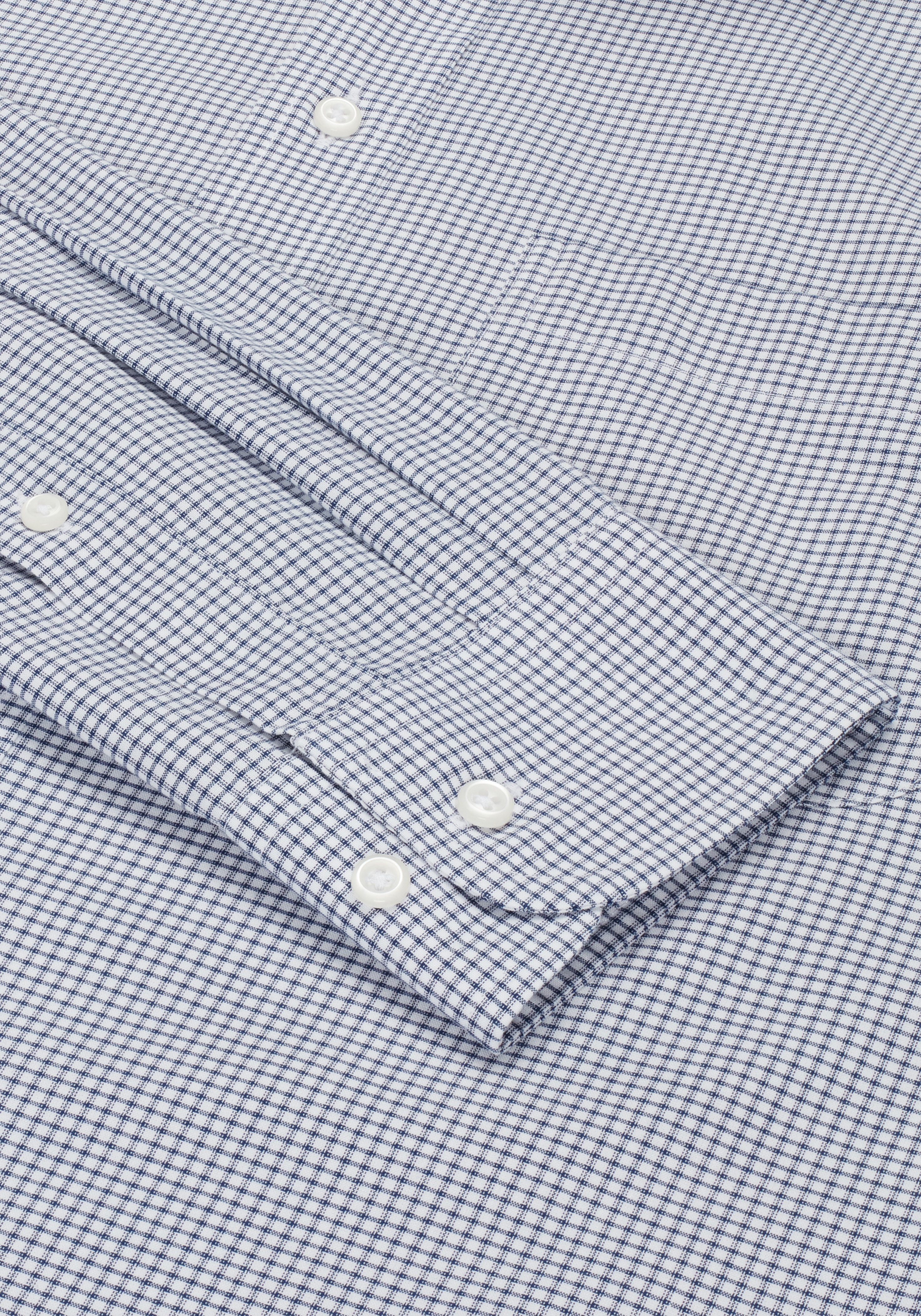 Traveler® Collection Slim Fit Spread Collar Grid Dress Shirt