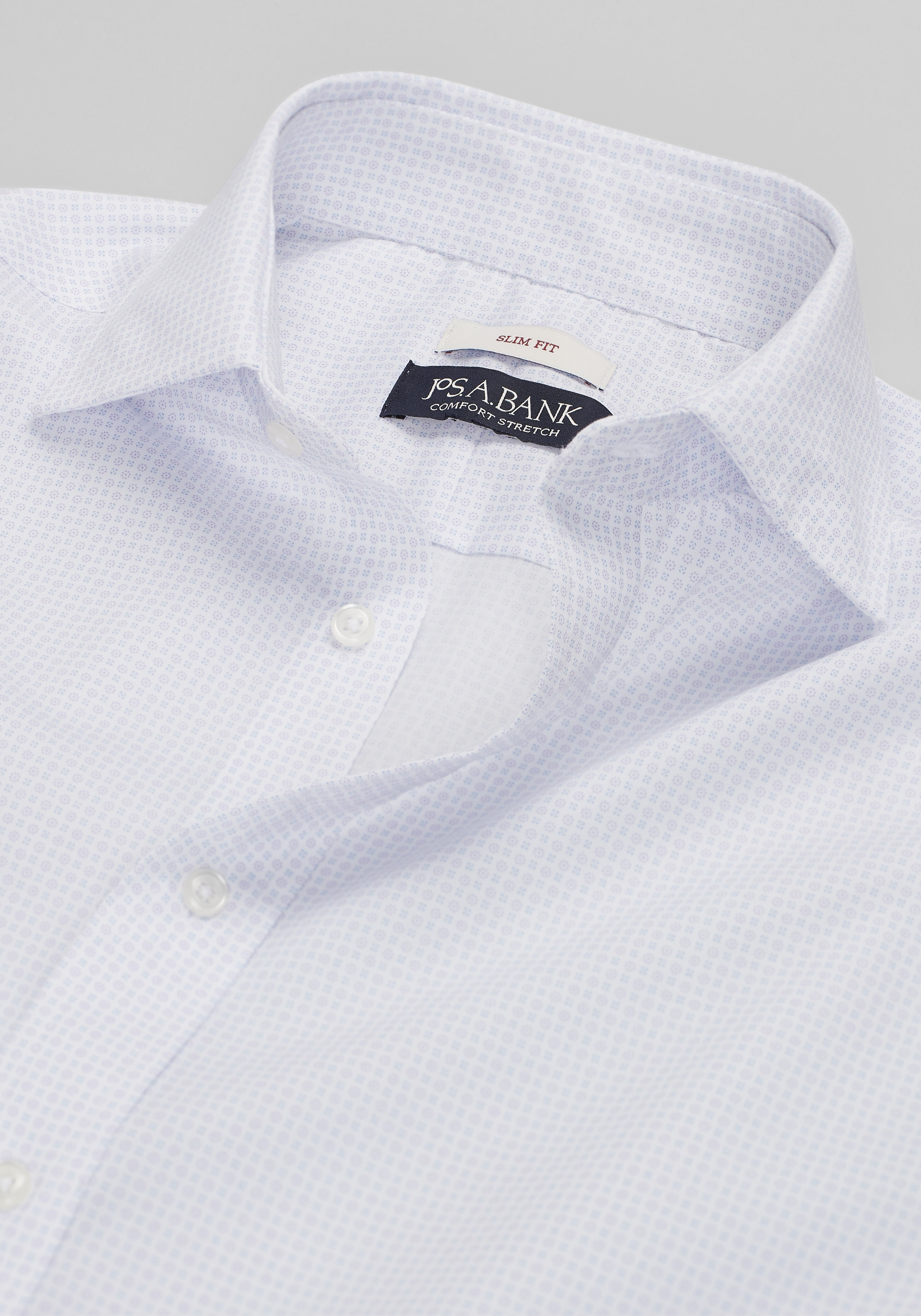 Jos. A. Bank Slim Fit Checkers Print Dress Shirt - Big & Tall CLEARANCE