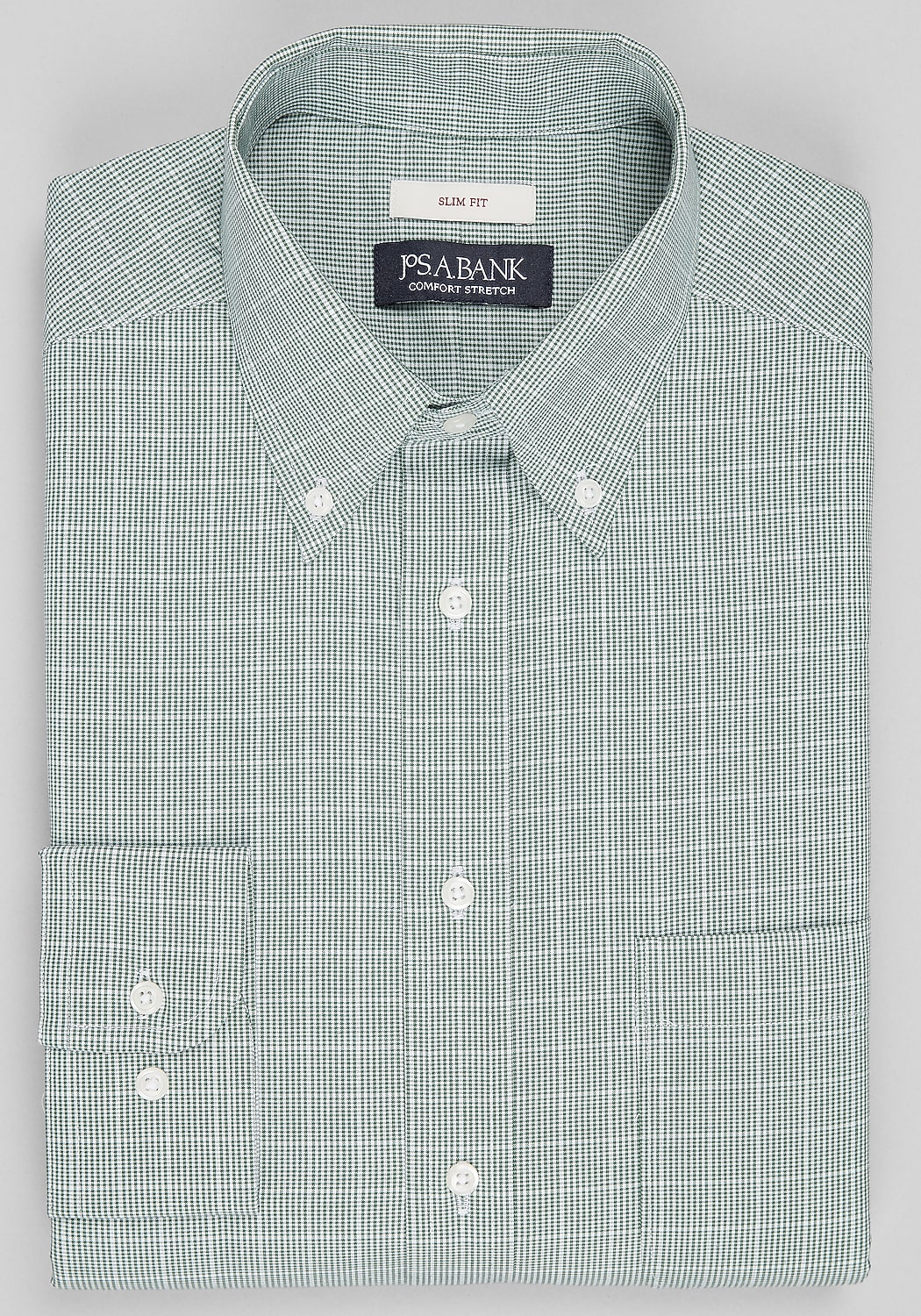 Jos. A. Bank Slim Fit Glenn Plaid Dress Shirt