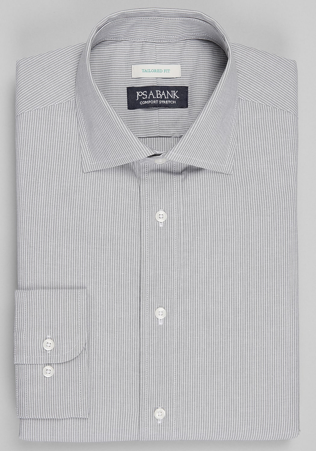 Jos. A. Bank Tailored Fit Fine Stripe Dress Shirt