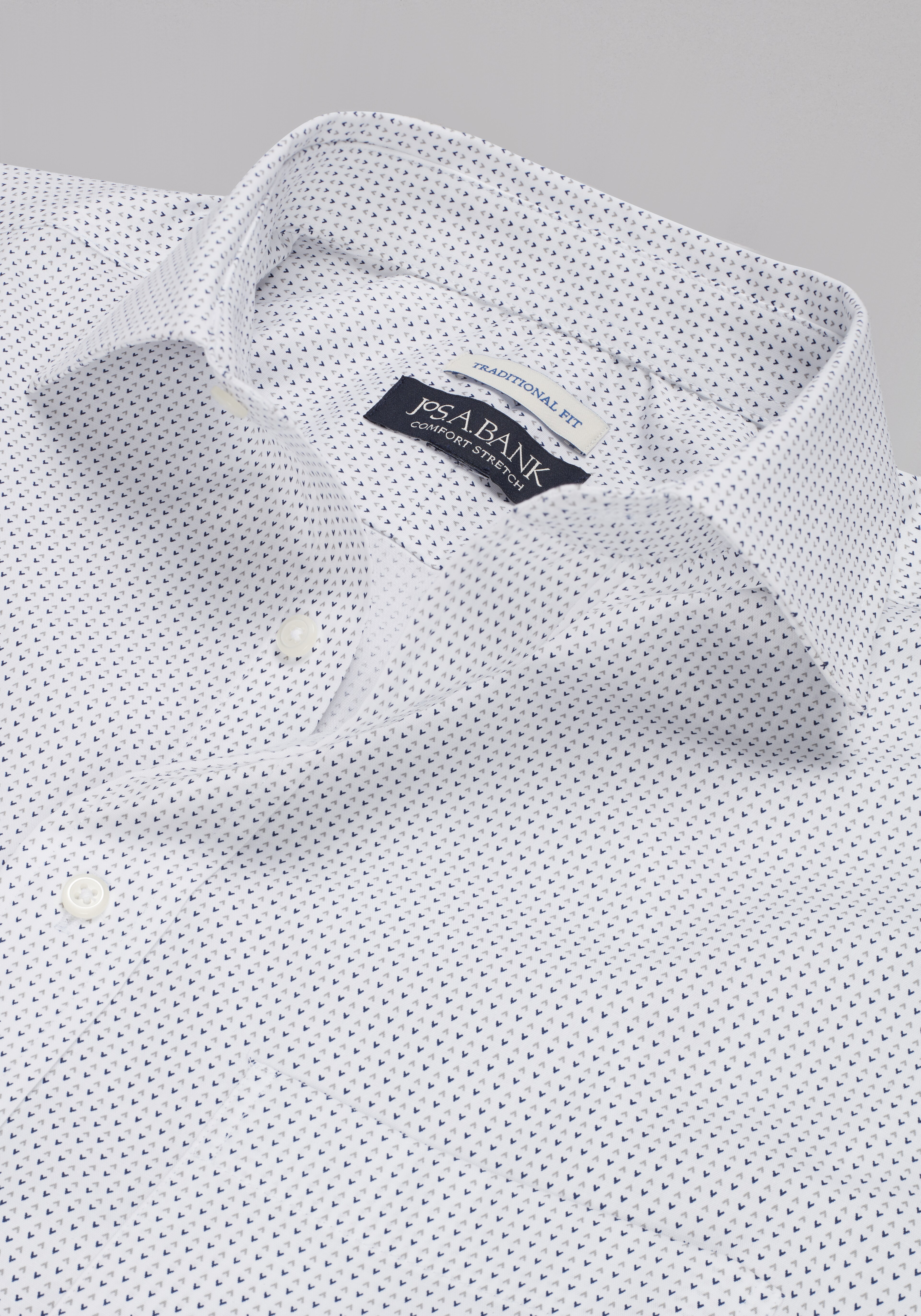 Jos. A. Bank Traditional Fit Spread Collar Arrow Dress Shirt CLEARANCE