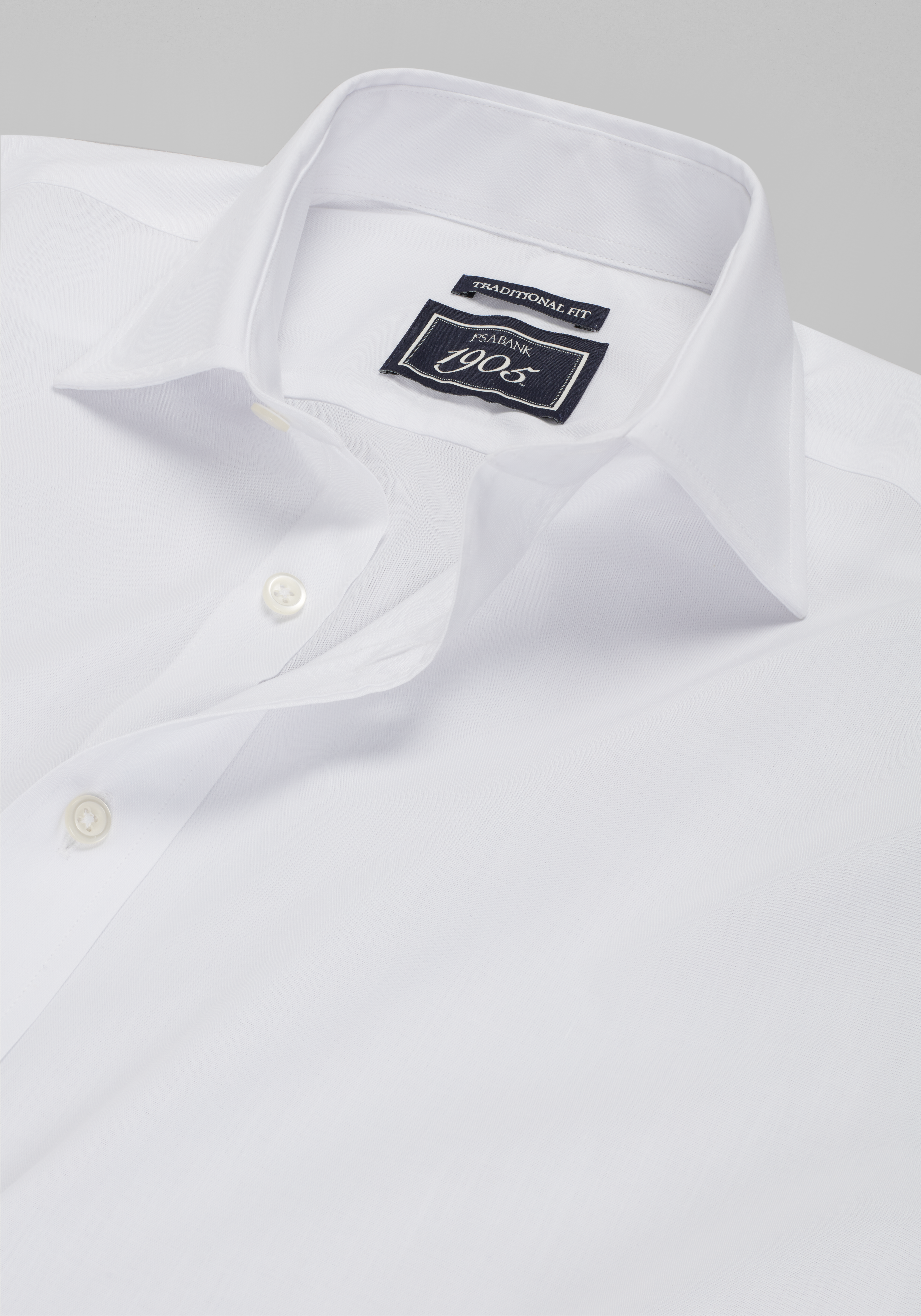 1905 Collection Traditional Fit Solid Dress Shirt