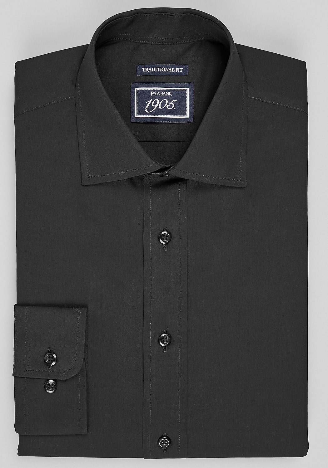 1905 Collection Traditional Fit Solid Dress Shirt
