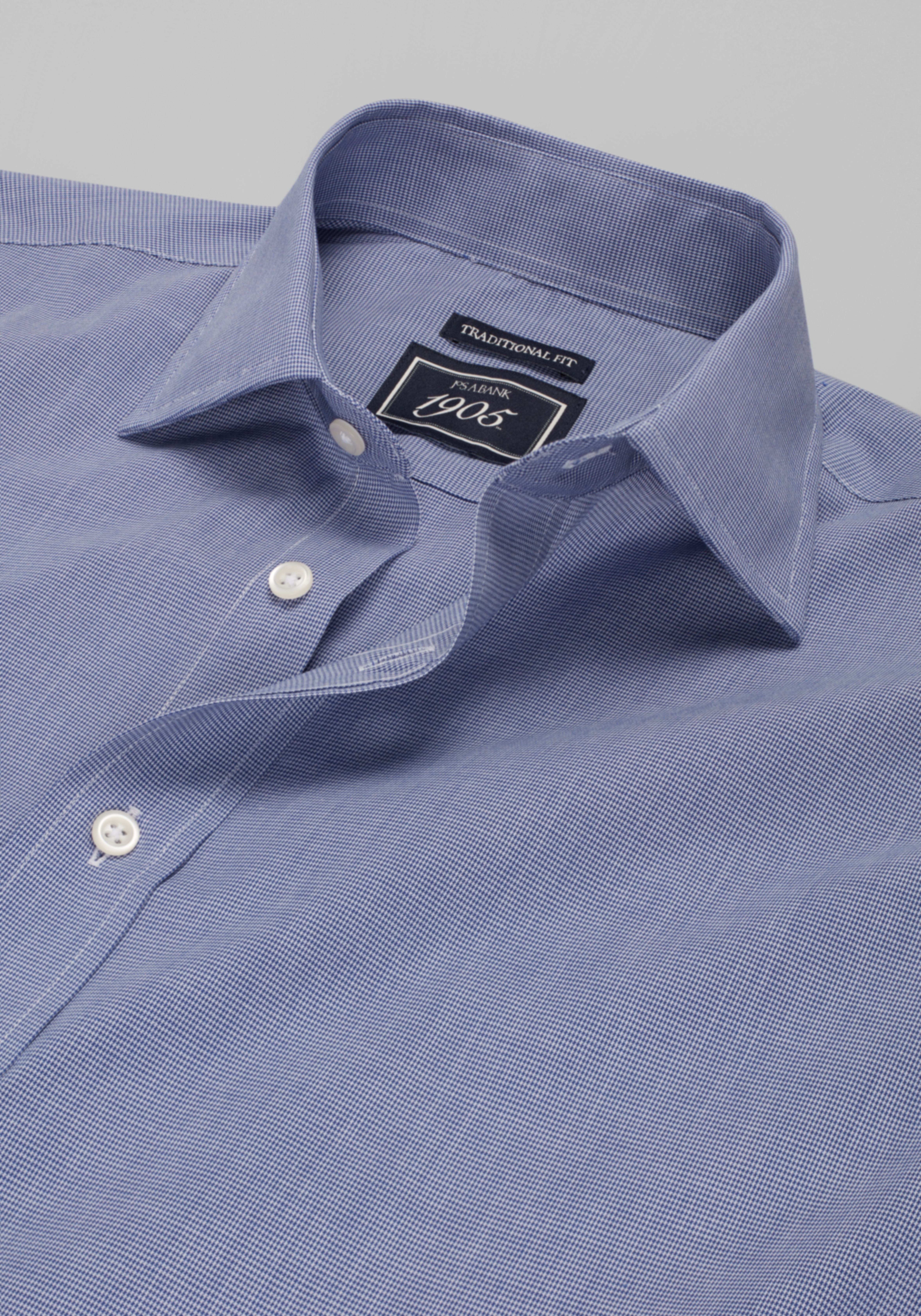 1905 Traditional Fit Micro Houndstooth Dress Shirt