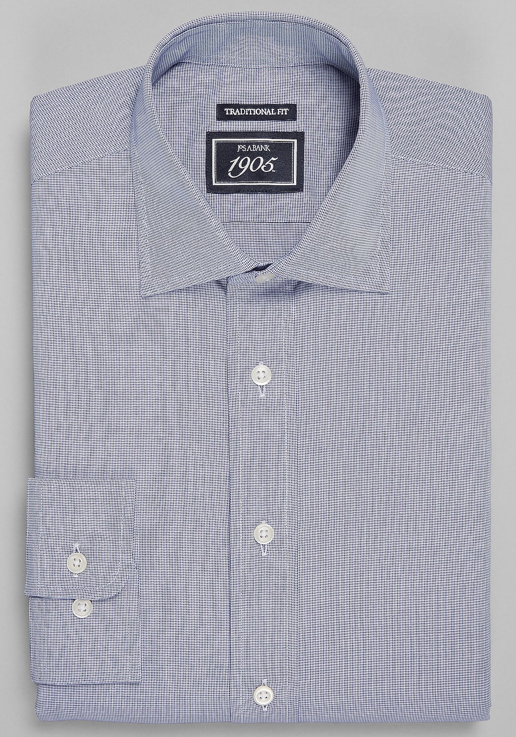 1905 Traditional Fit Micro Houndstooth Dress Shirt