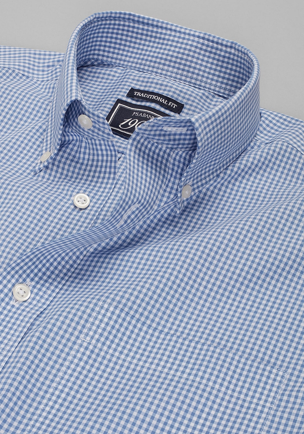1905 Collection Traditional Fit Gingham Dress Shirt - Big & Tall