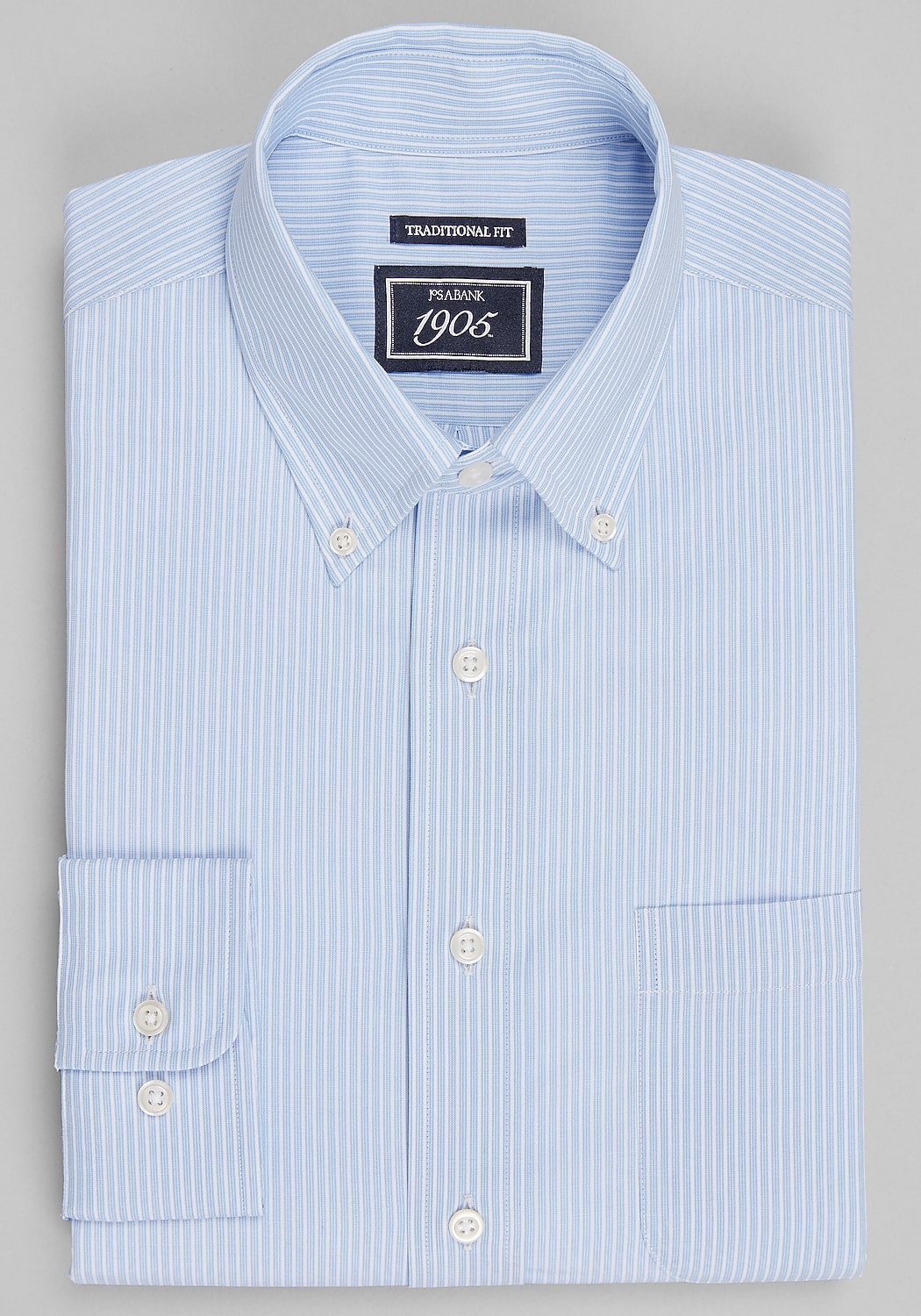 1905 Collection Traditional Fit Stripe Dress Shirt