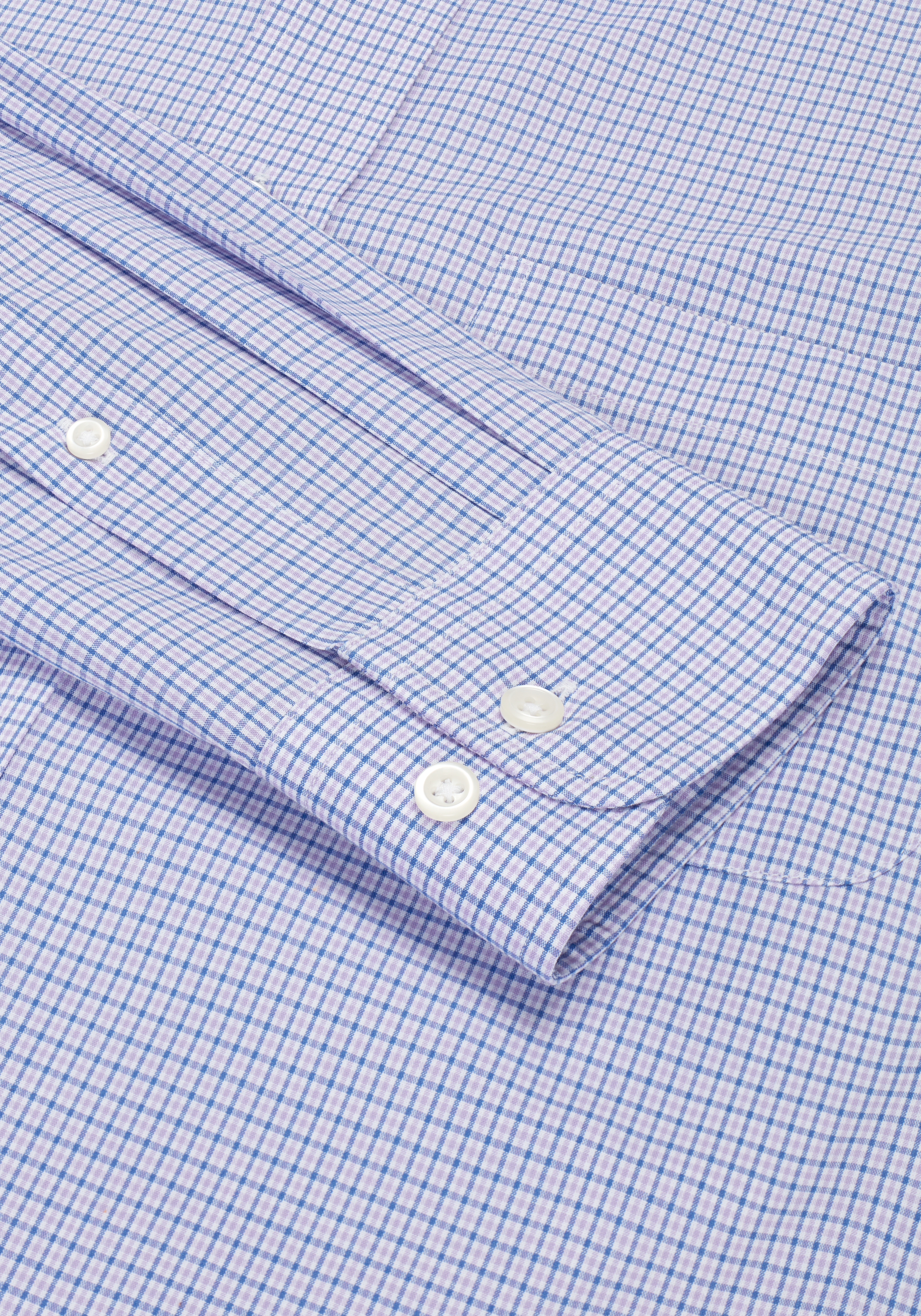1905 Collection Traditional Fit Small Check Dress Shirt