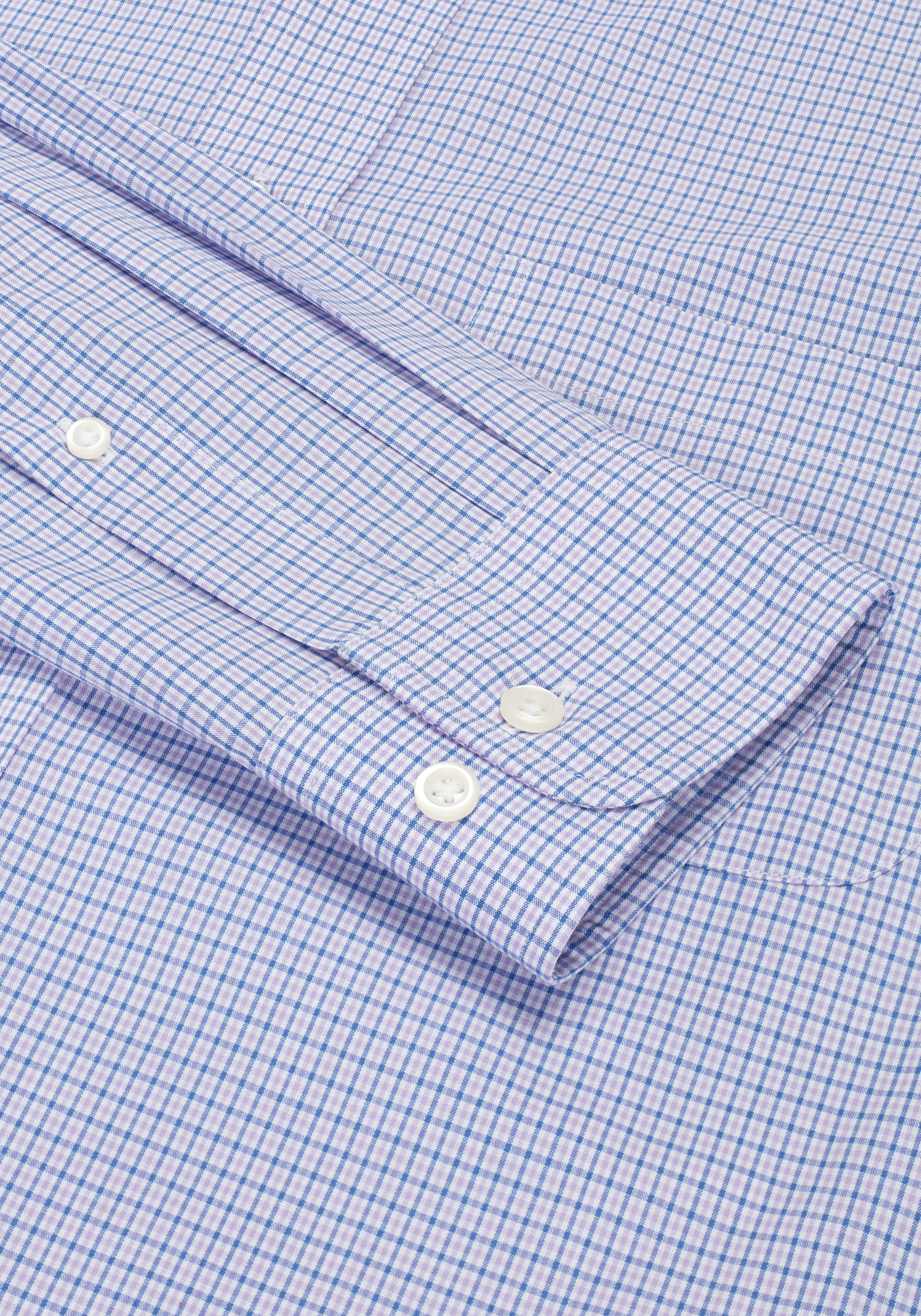 1905 Collection Traditional Fit Small Check Dress Shirt