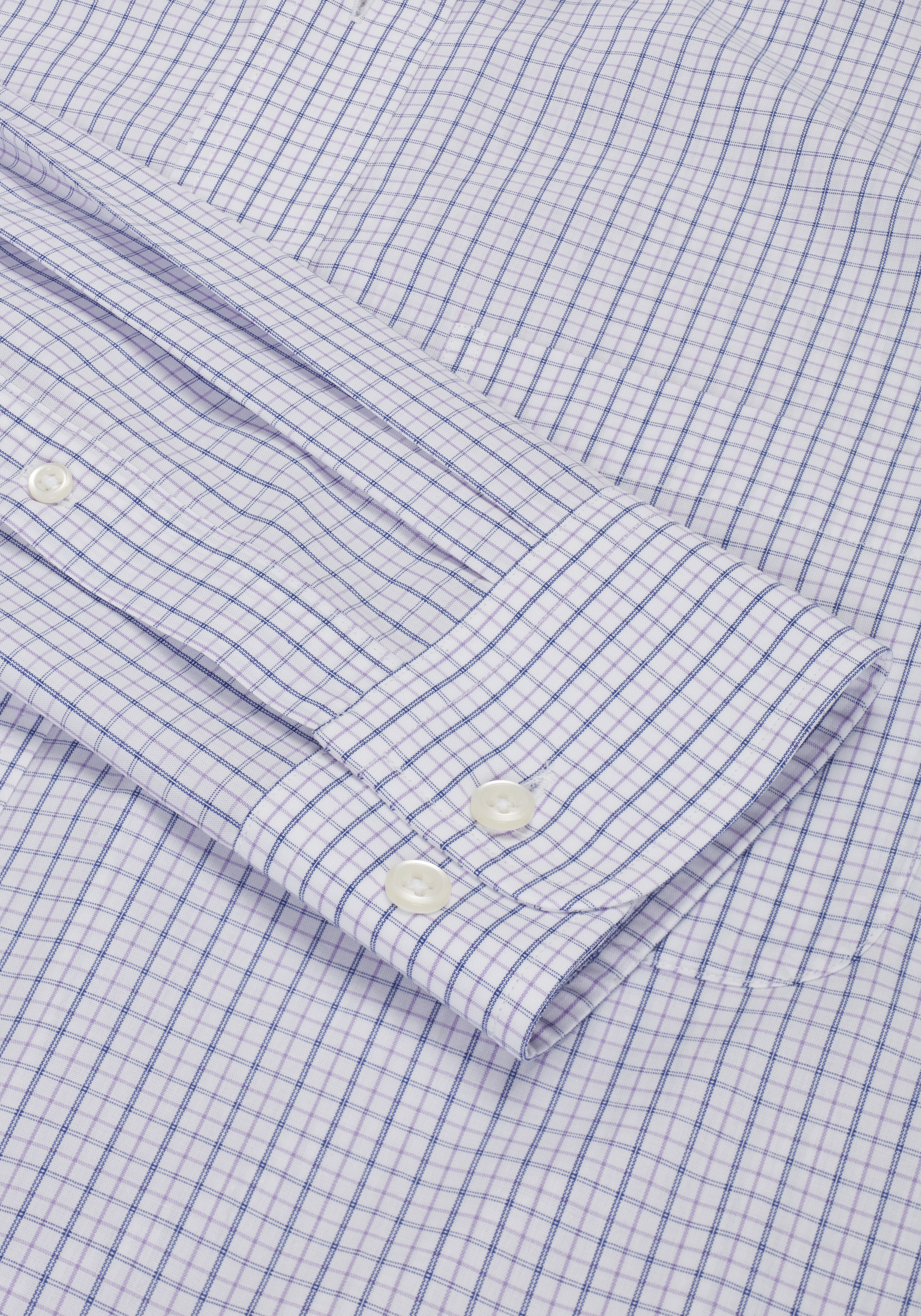 1905 Collection Traditional Fit Button-Down Collar Check Dress Shirt