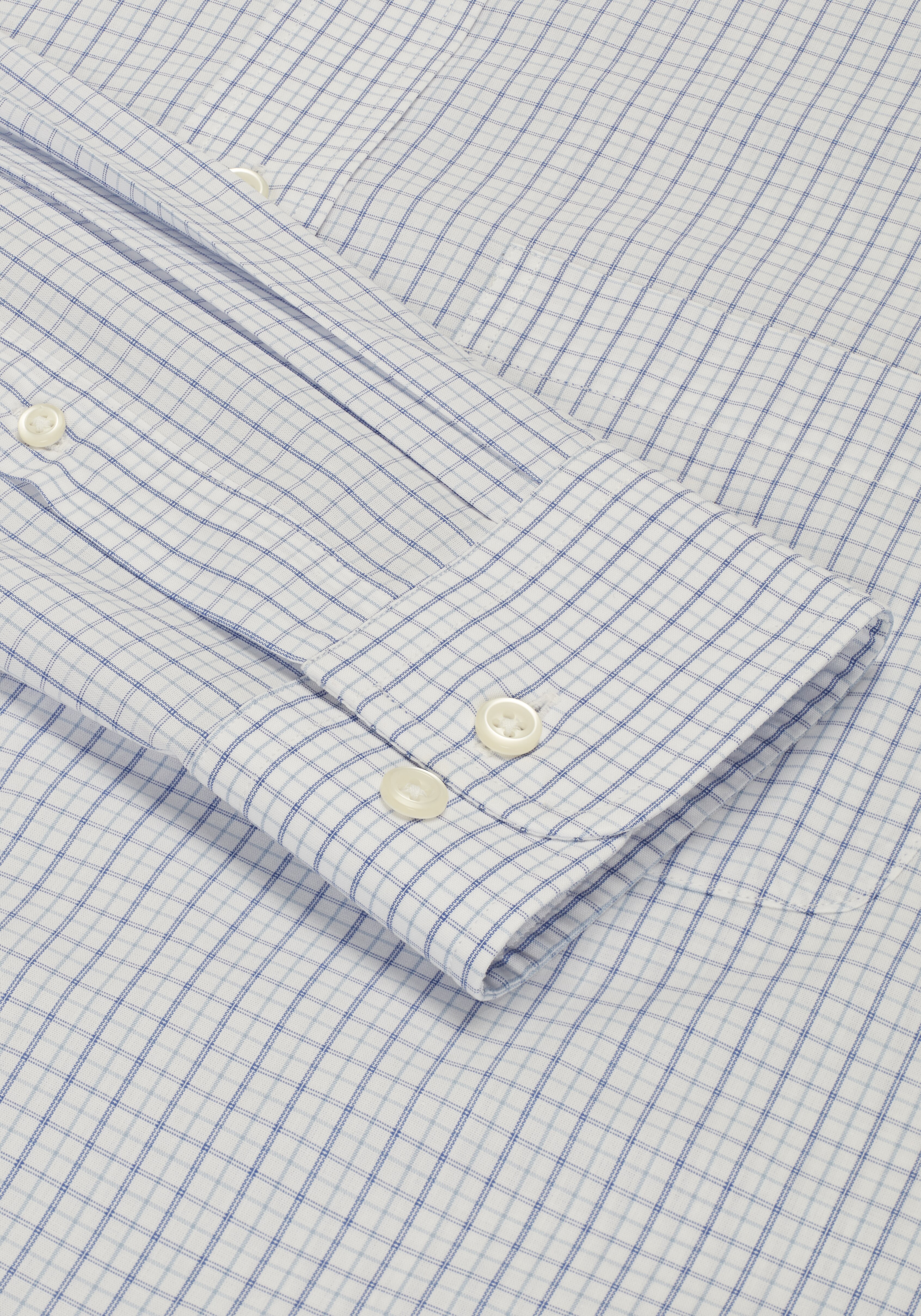 1905 Collection Traditional Fit Button-Down Collar Check Dress Shirt