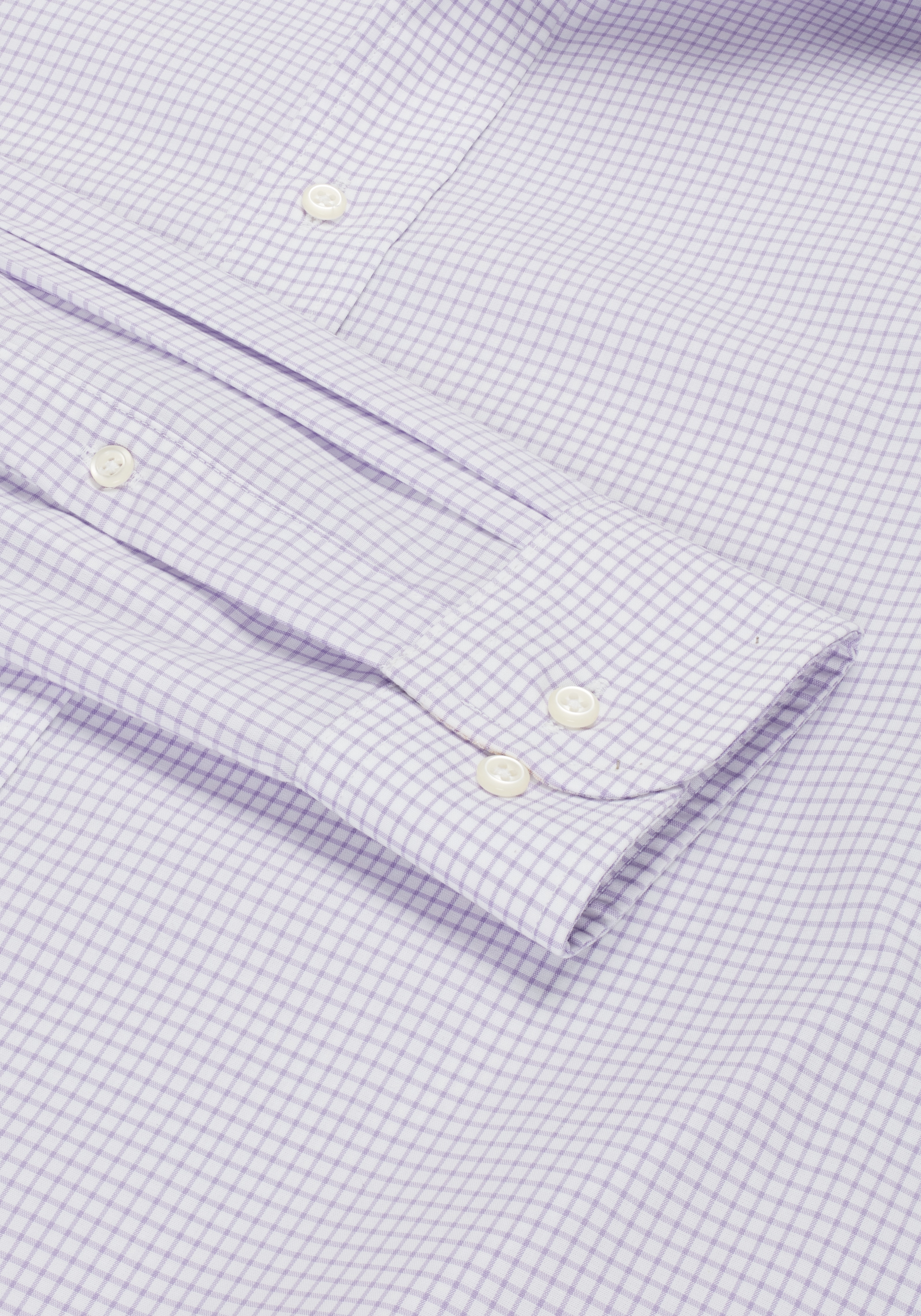 Jos. A. Bank Comfort Stretch Traditional Fit Spread Collar Grid Dress Shirt