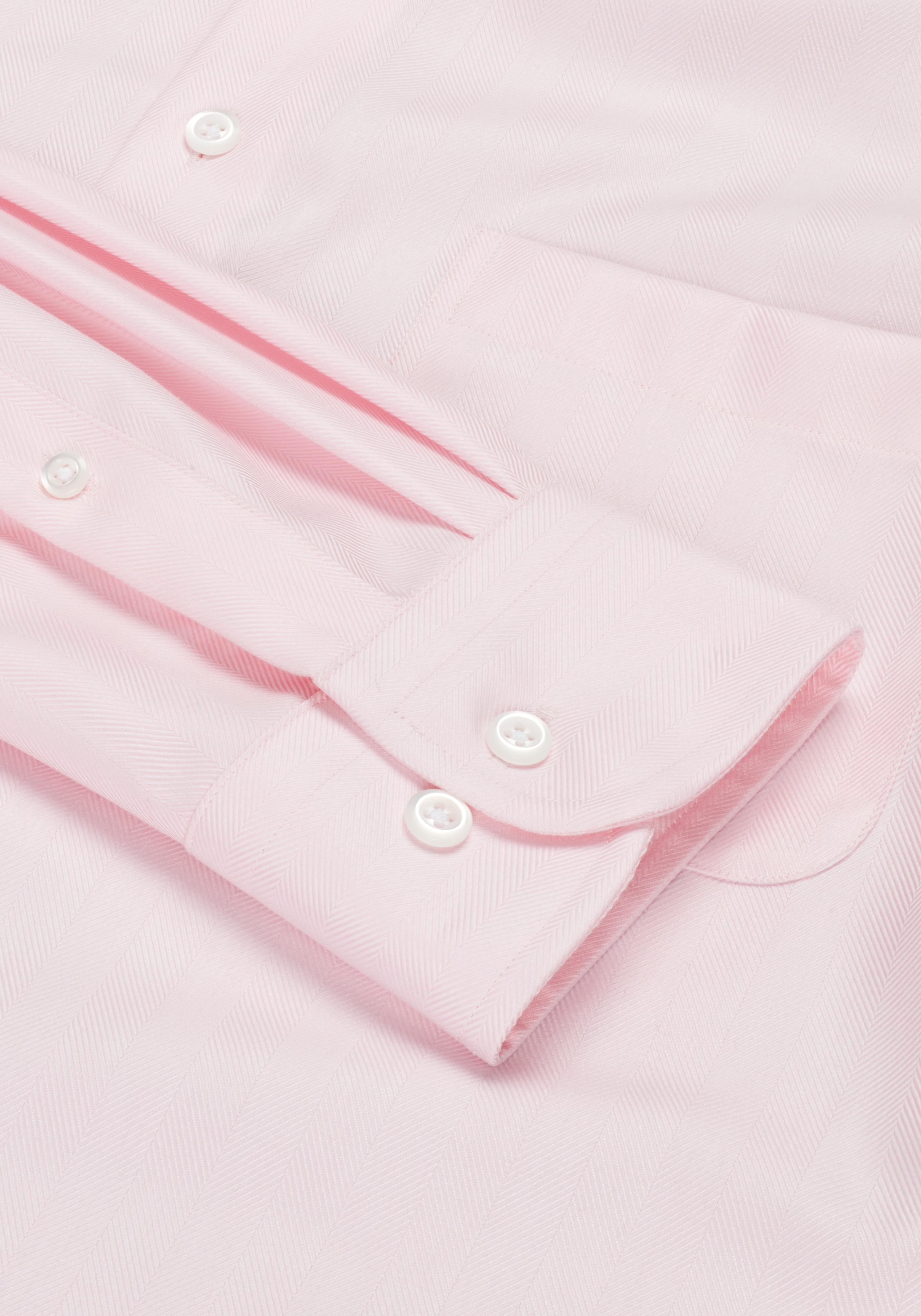 Reserve Collection Traditional Fit Spread Collar Herringbone Dress Shirt