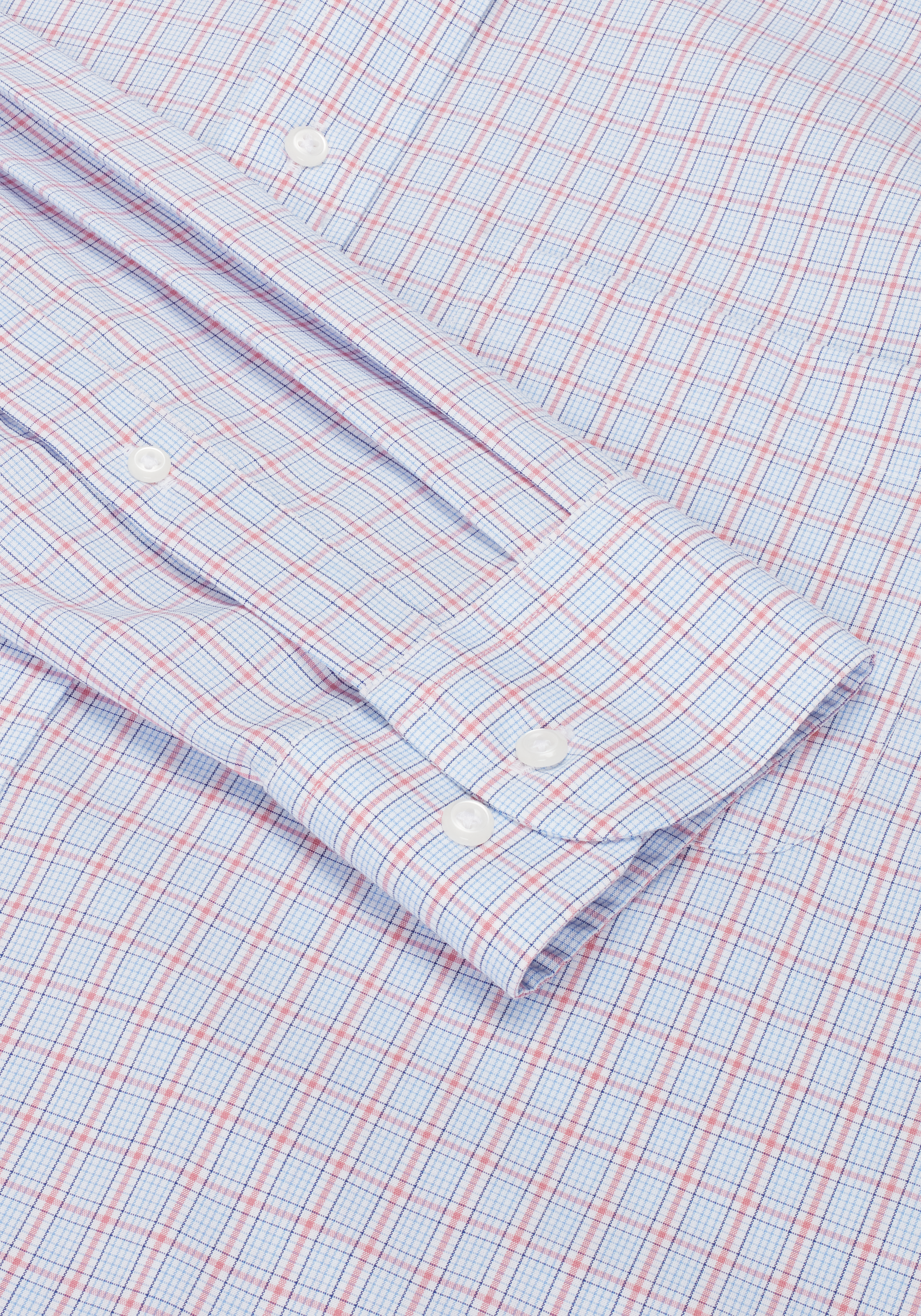 Jos. A. Bank Comfort Stretch Traditional Fit Button-Down Collar Plaid Dress Shirt