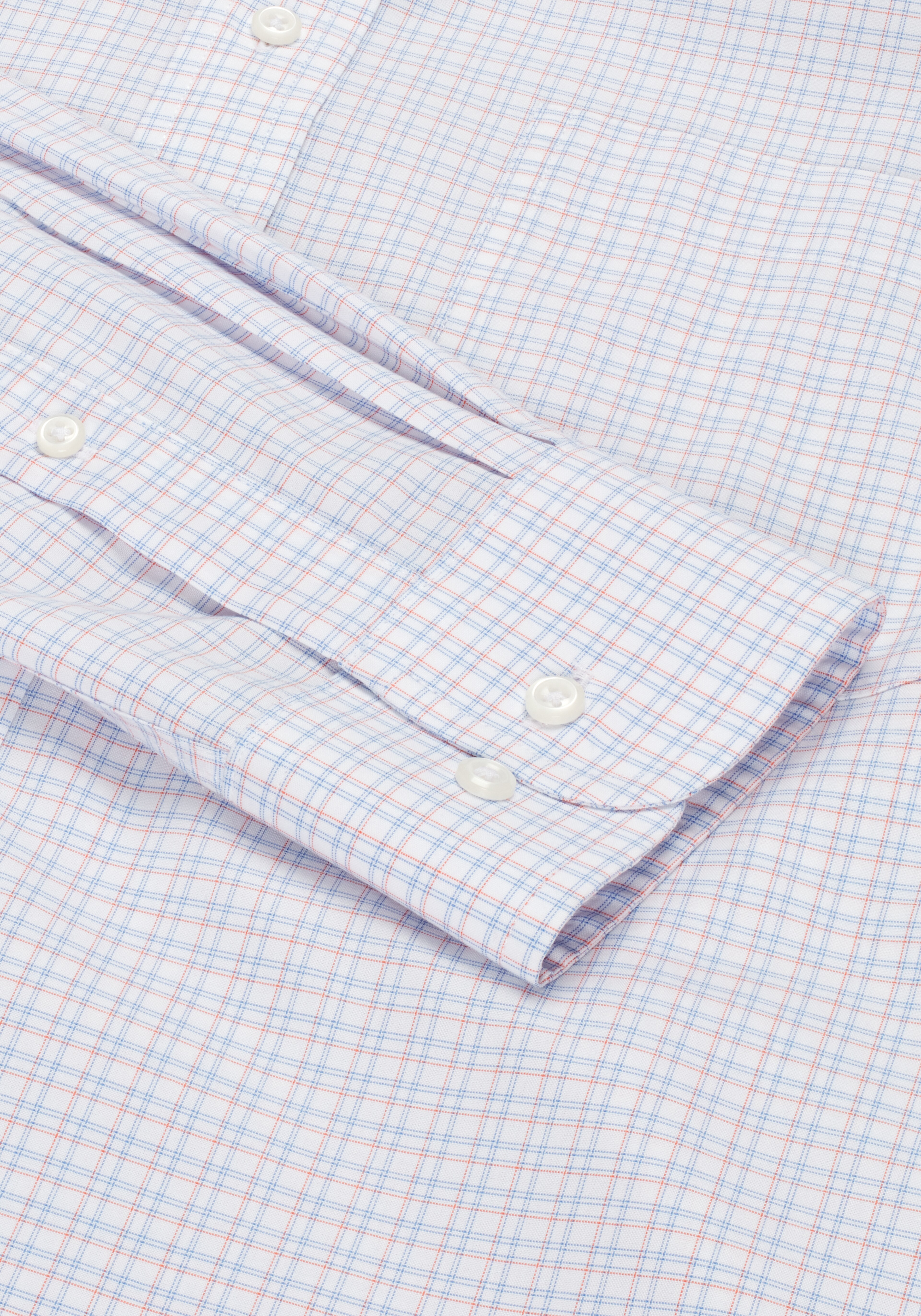 Traveler® Collection Slim Fit Button-Down Collar Plaid Dress Shirt CLEARANCE