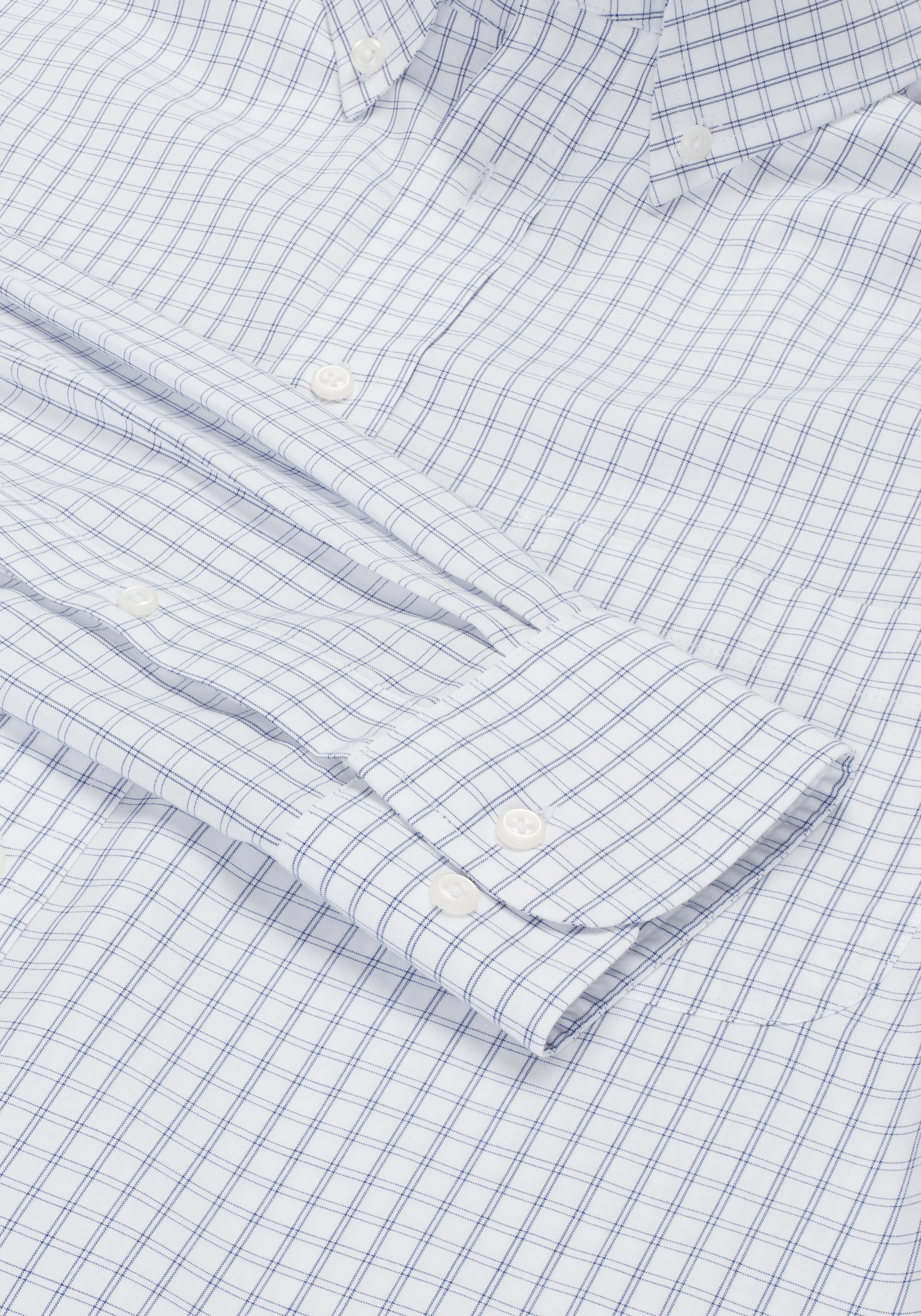 Traveler® Collection Slim Fit Button-Down Collar Grid Dress Shirt