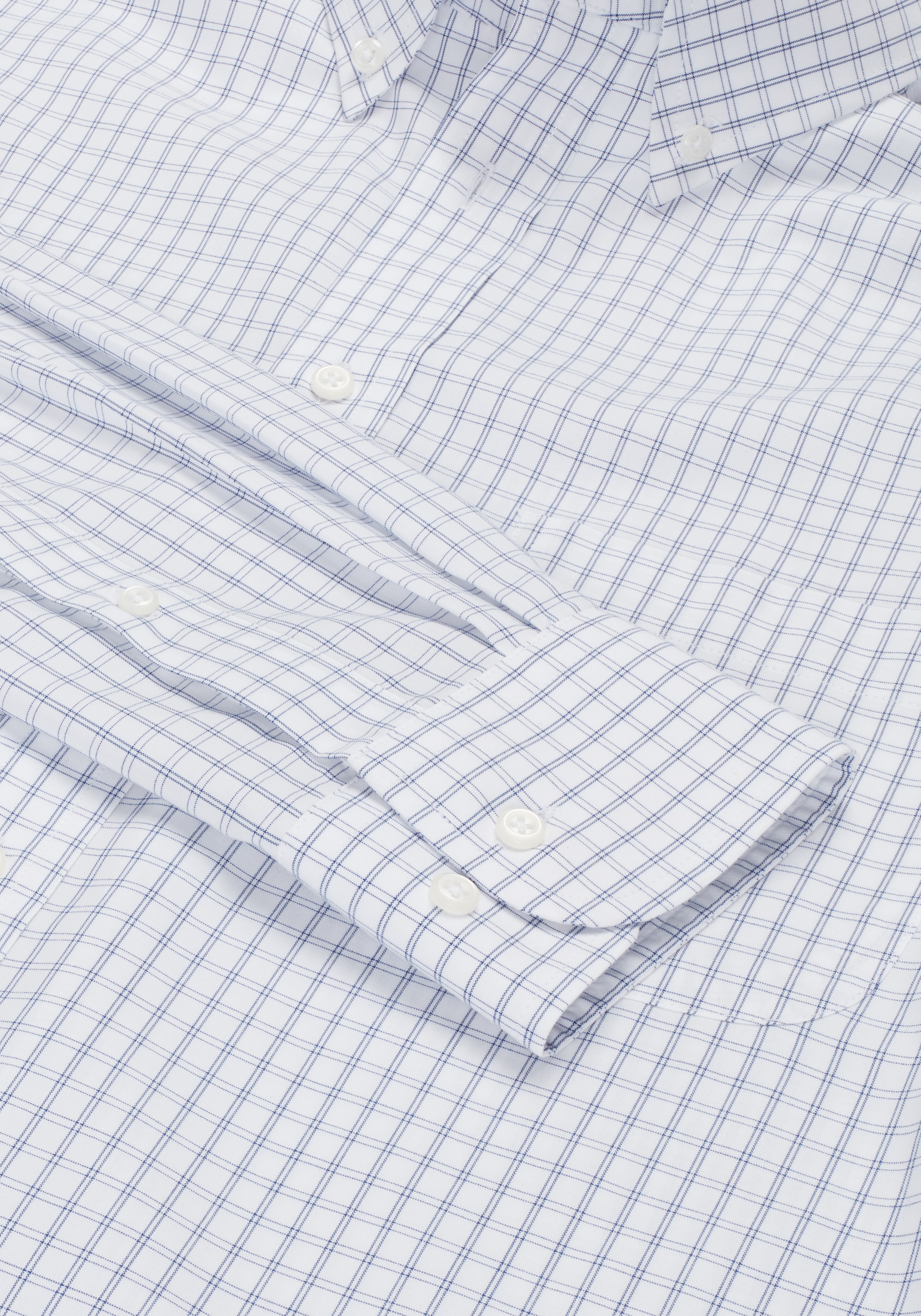 Traveler® Collection Slim Fit Button-Down Collar Grid Dress Shirt