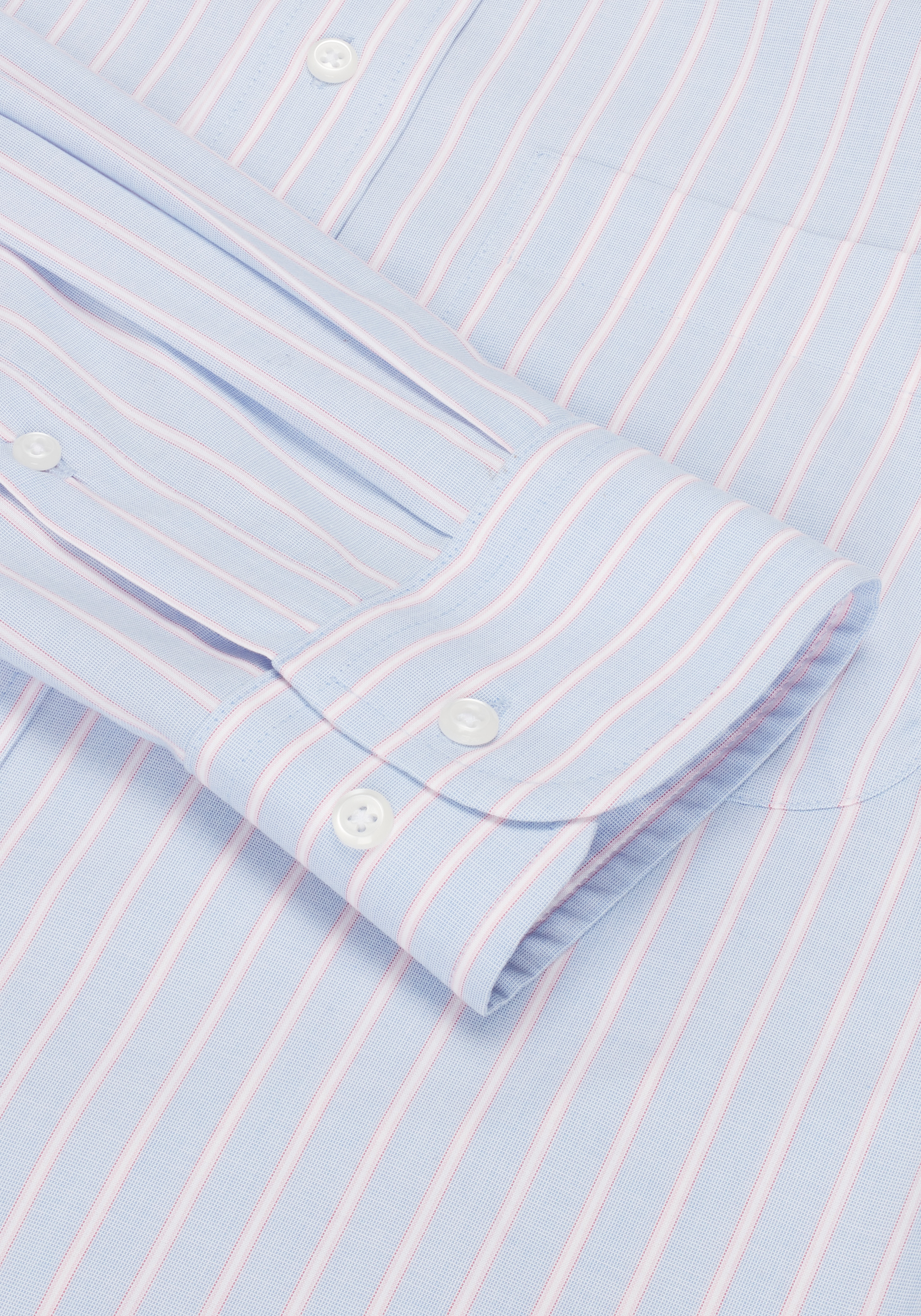 Traveler® Collection Tailored Fit Stripe Dress Shirt
