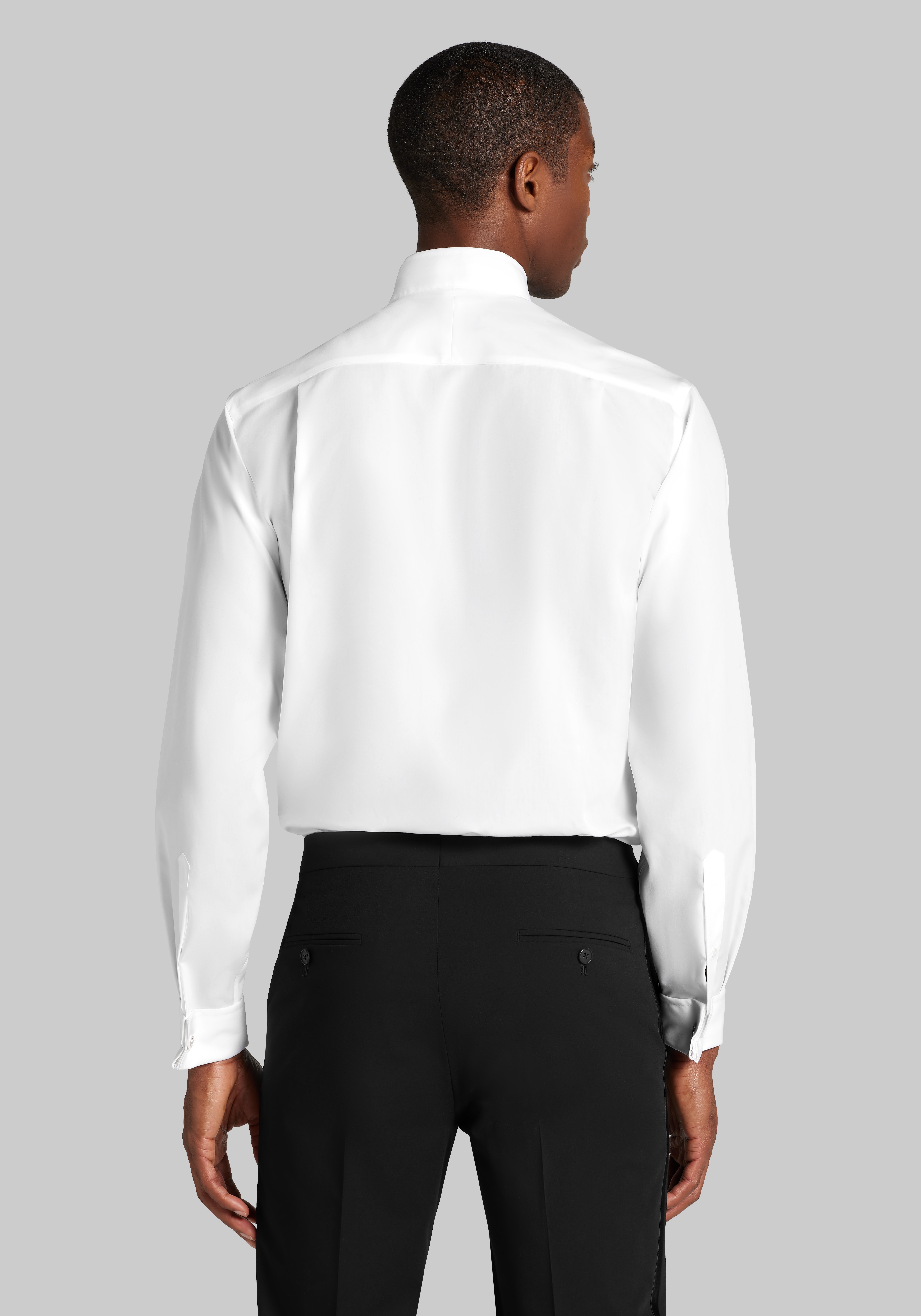 Reserve Collection Tailored Fit Wing Collar Bib Formal Dress Shirt