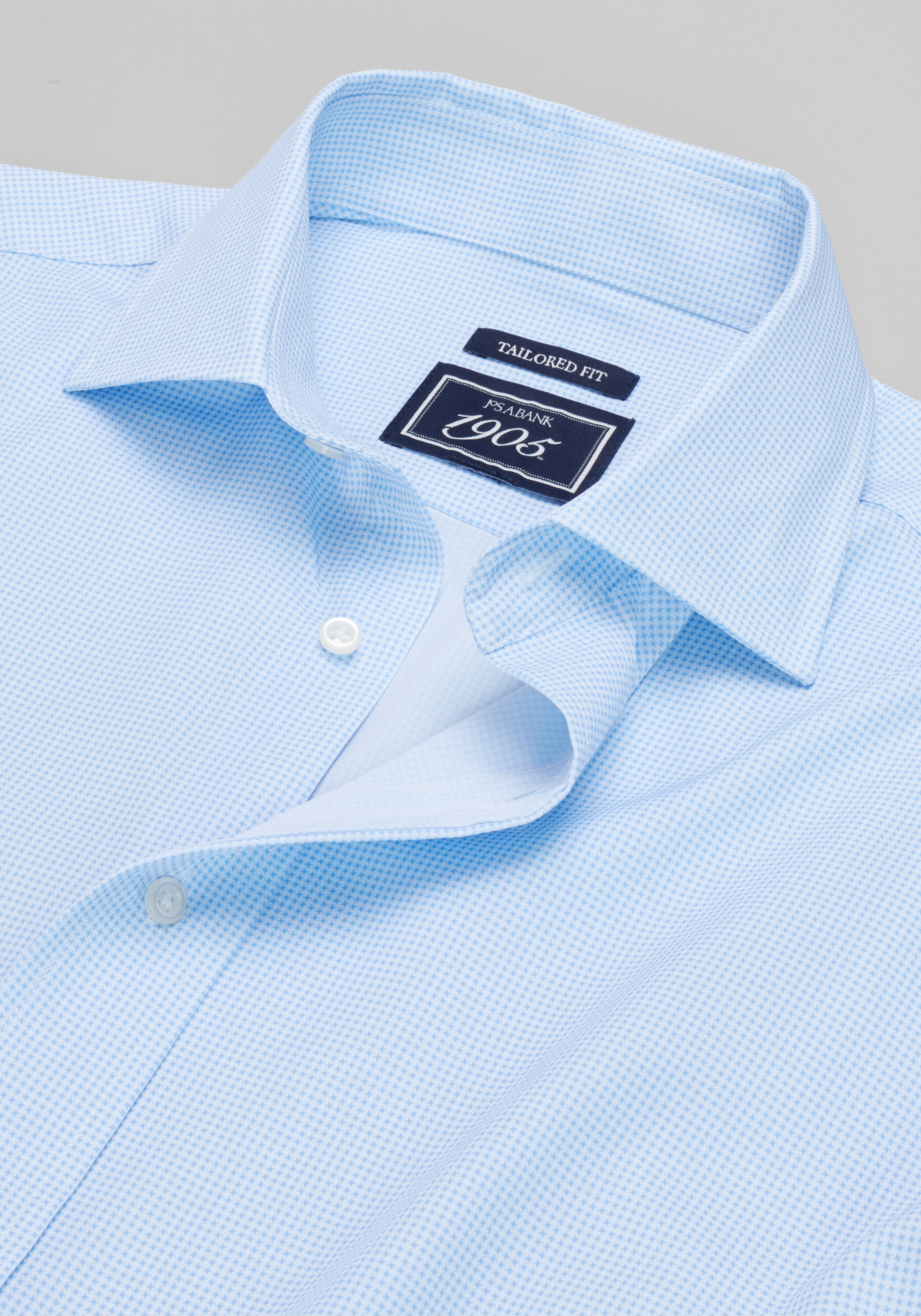 Men's New!, 1905 Collection Tailored Fit Geo Dress Shirt - Jos A Bank
