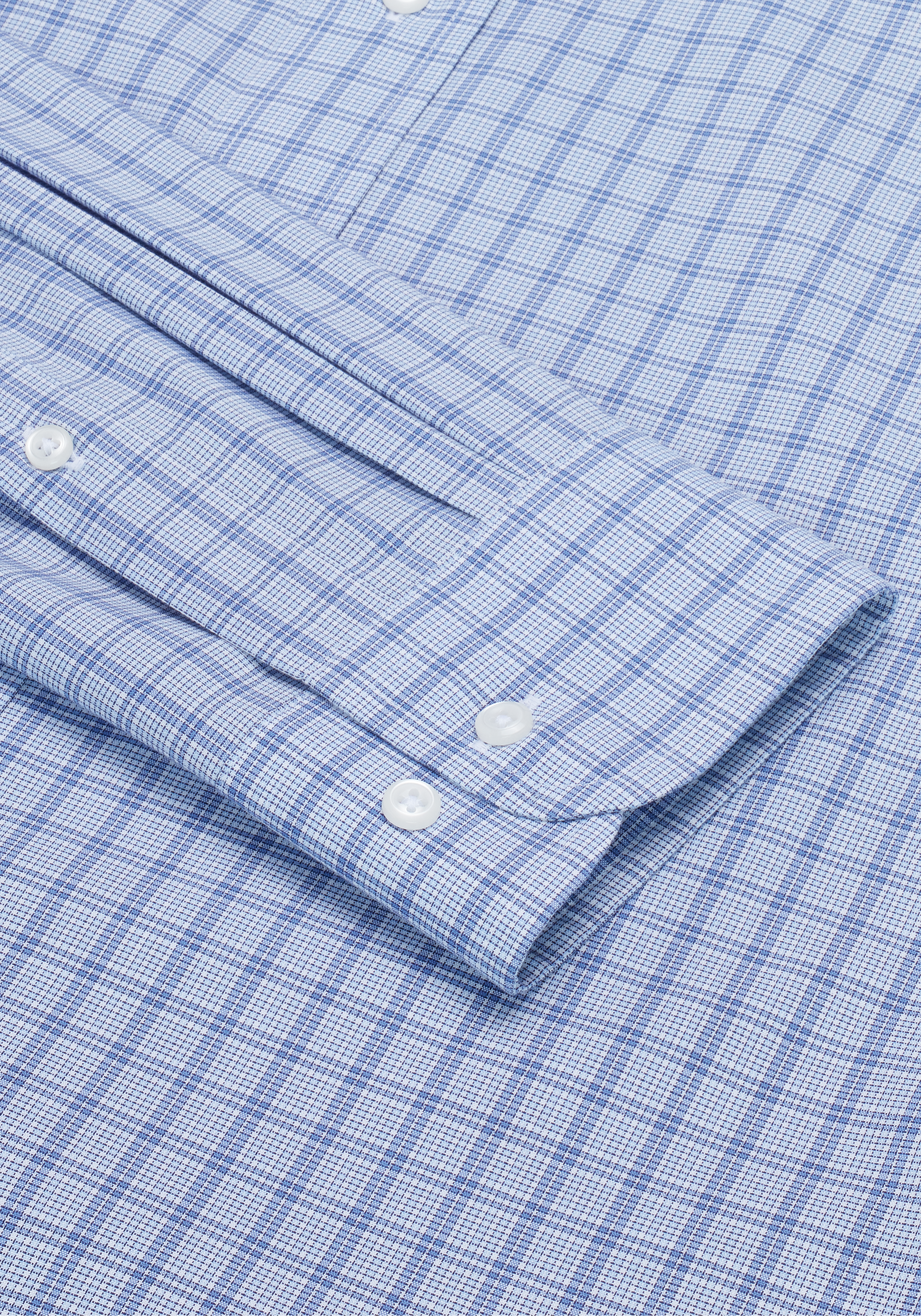 Traveler® Collection Tailored Fit Plaid Dress Shirt